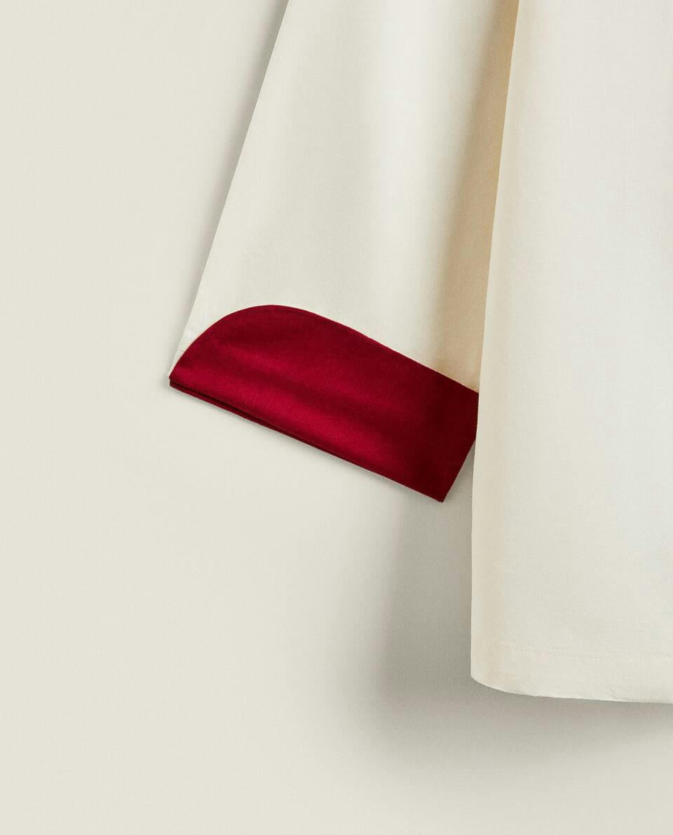 ADULT CHRISTMAS COTTON AND LINEN CHEF JACKET