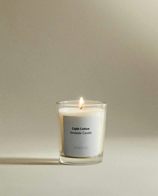 LIGHT COTTON SCENTED CANDLE