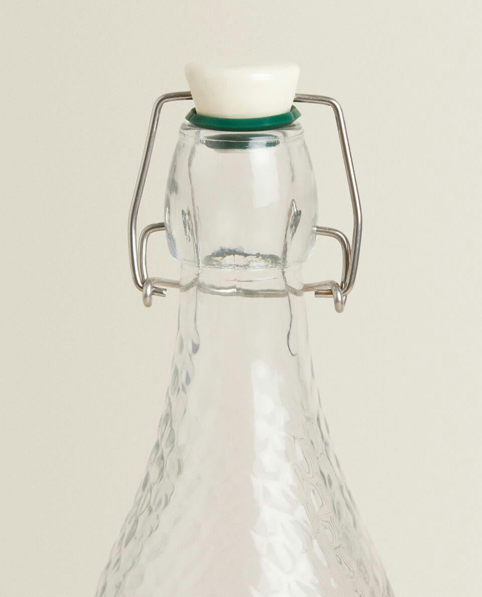 BOTTLE WITH CERAMIC STOPPER