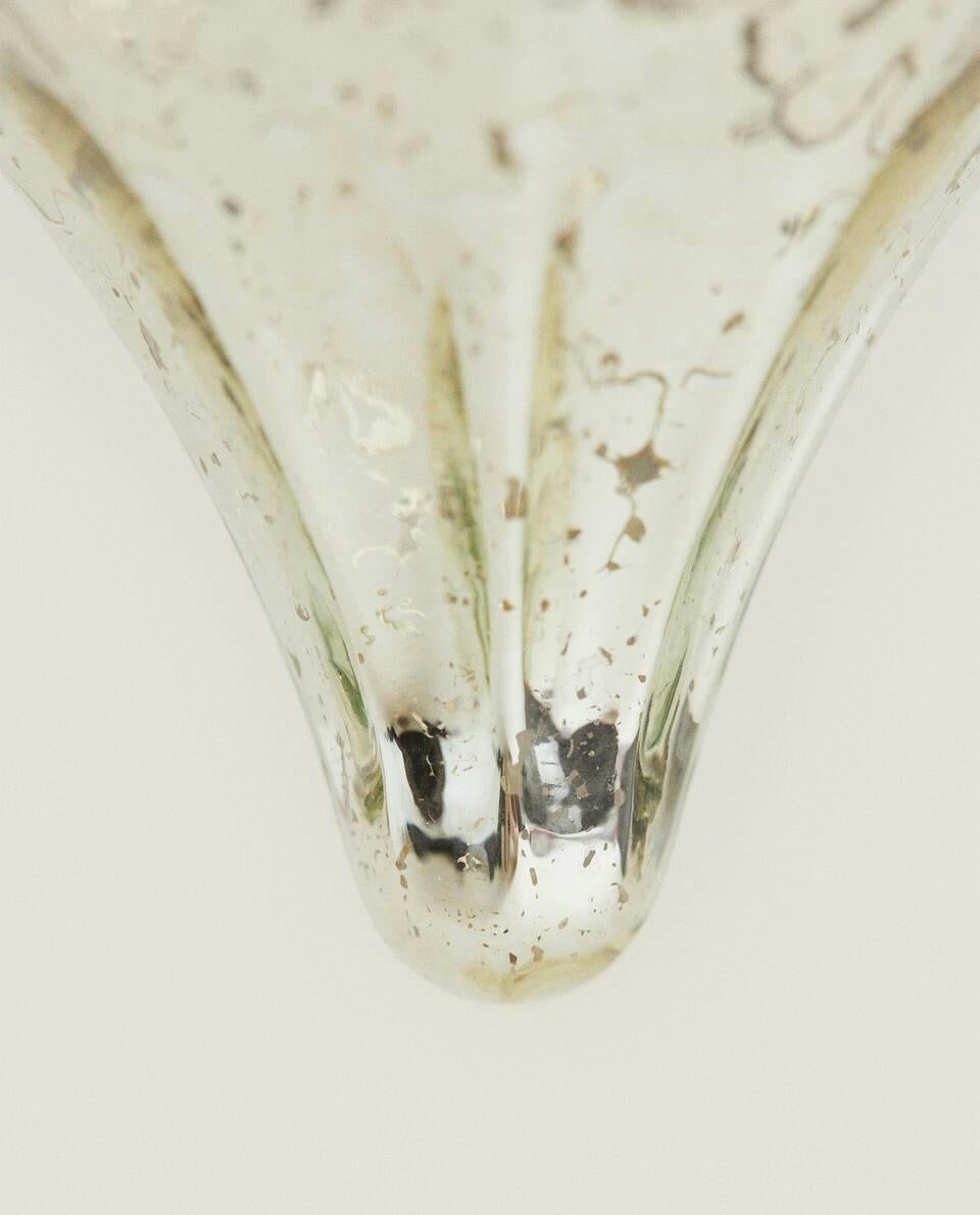 SHINY GLASS DIAMOND CHRISTMAS DECORATION