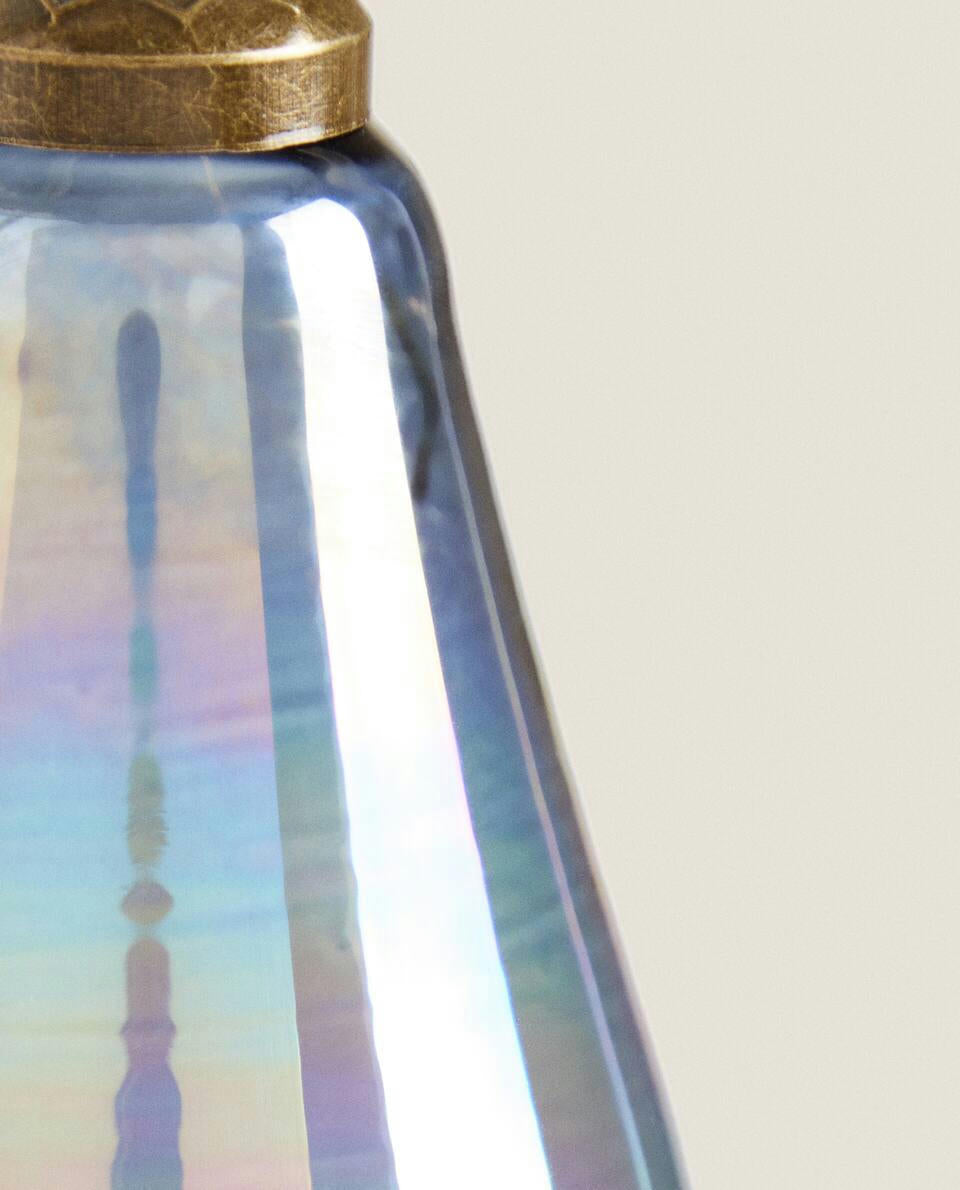 GLASS PEAR CHRISTMAS DECORATION
