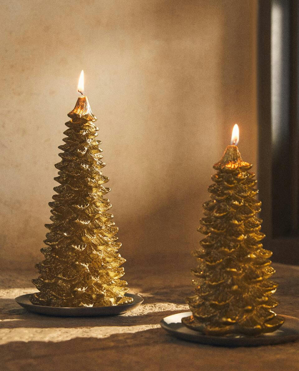 CHRISTMAS TREE DECORATIVE CANDLES
