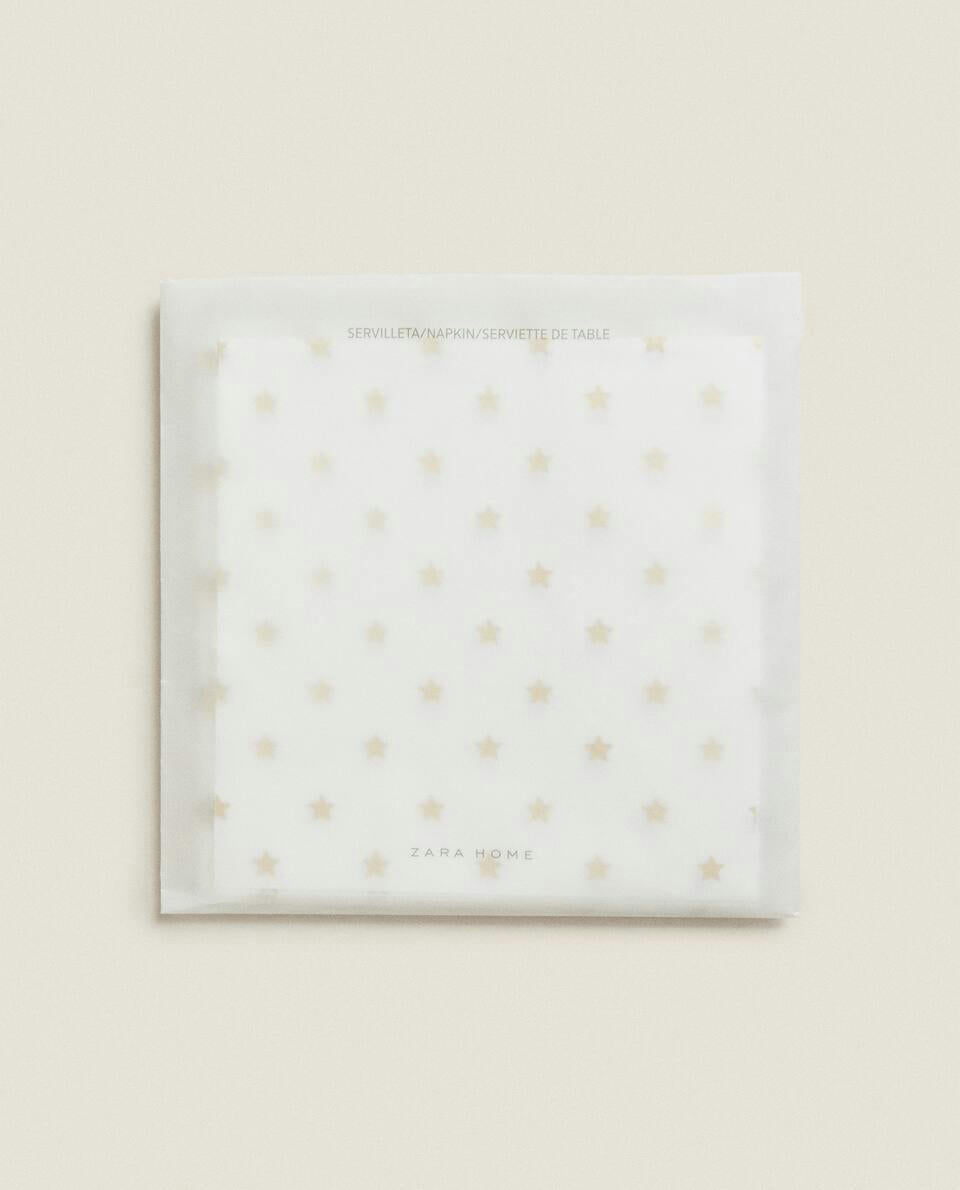 CHRISTMAS STAR PAPER NAPKINS (PACK OF 20)