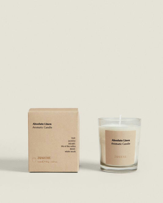 ABSOLUTE LINEN SCENTED CANDLES