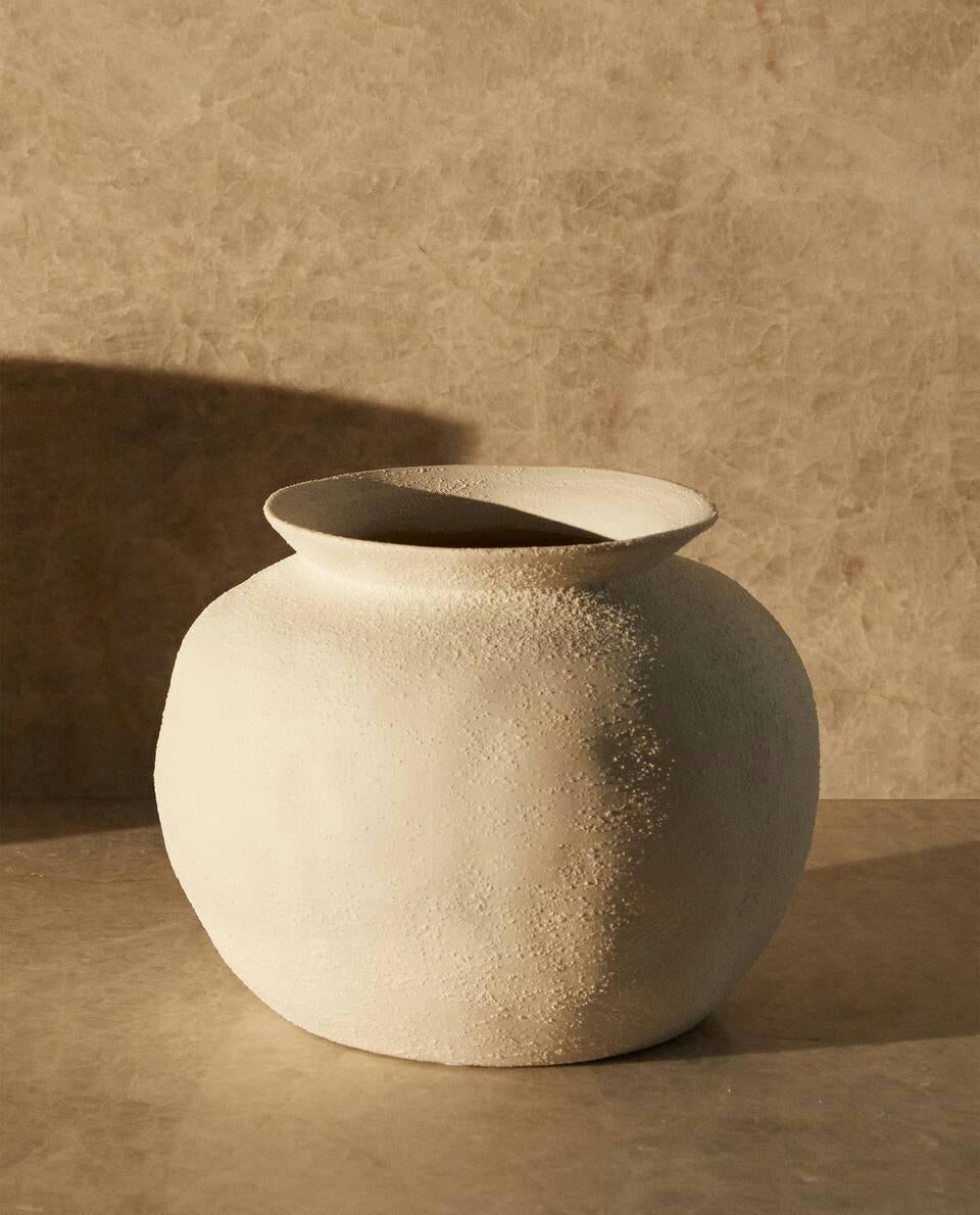 ROUGH EARTHENWARE VASE