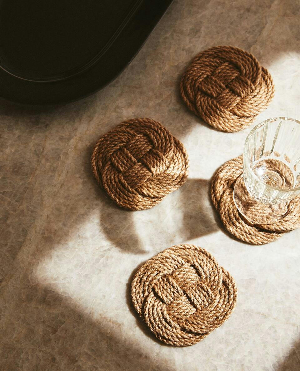 JUTE COASTER (PACK OF 4)