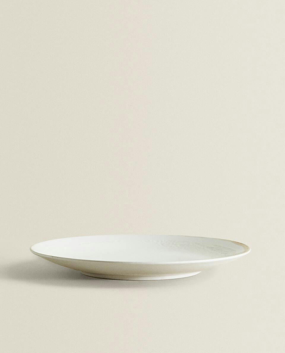 STONEWARE DESSERT PLATE