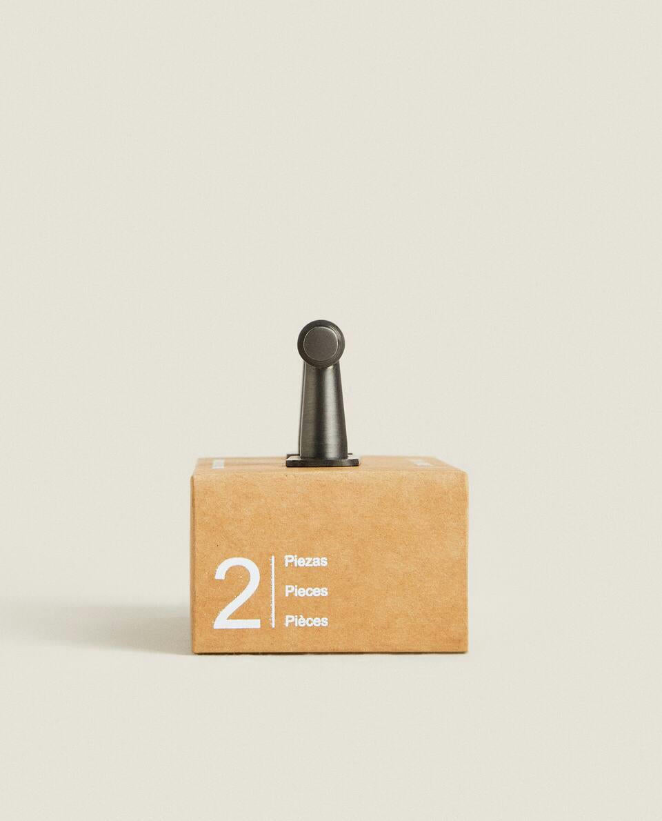 LONG METAL DOOR KNOB (PACK OF 2)