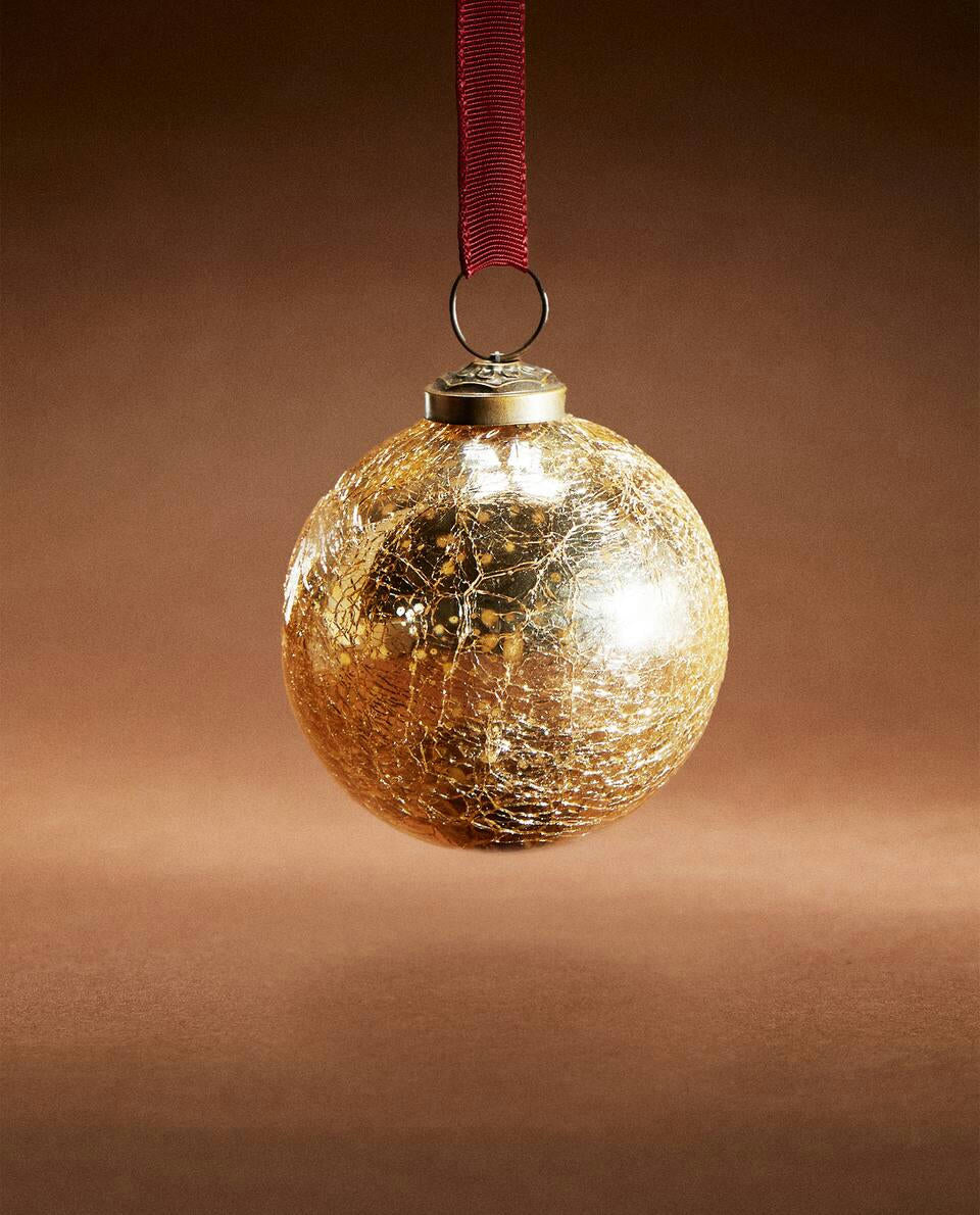 MERCURISED GLASS CHRISTMAS DECORATION