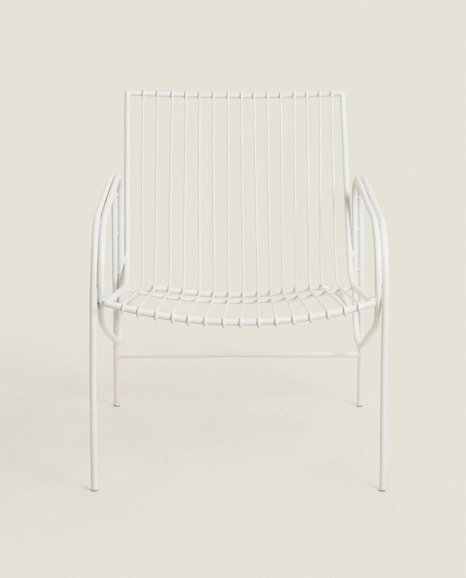 OUTDOOR METAL ARMCHAIR