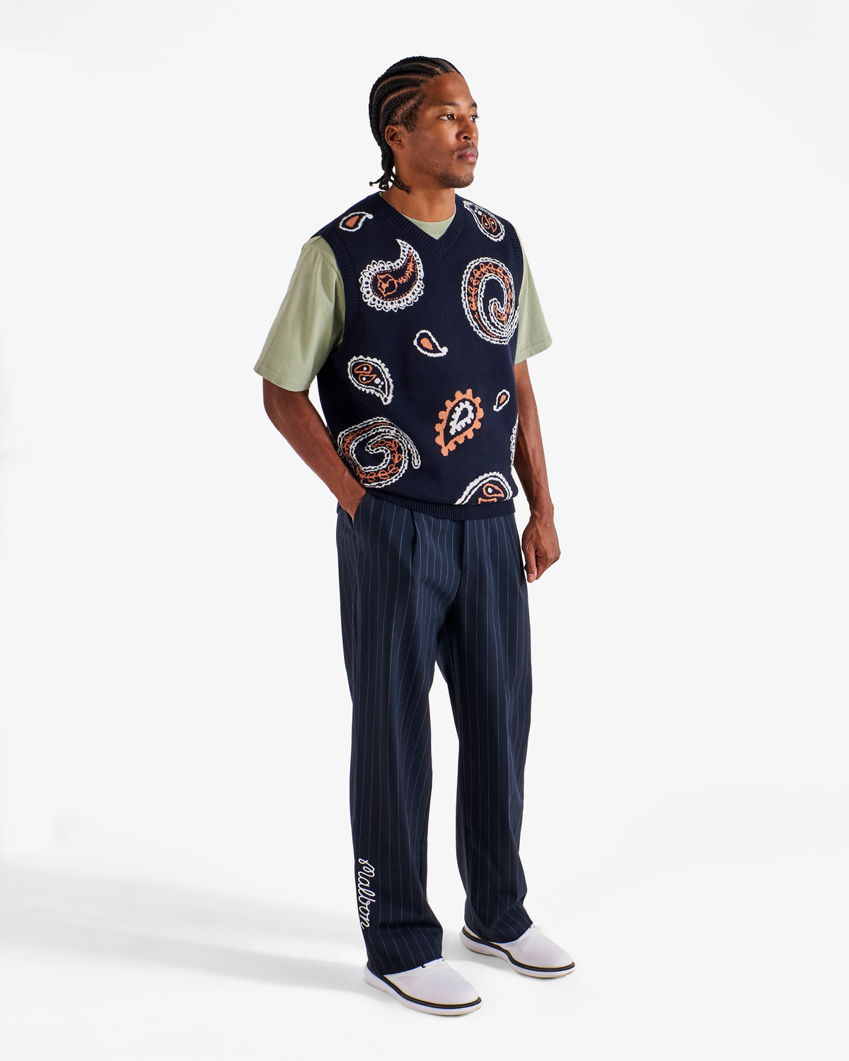 PAISLEY SWEATER VEST