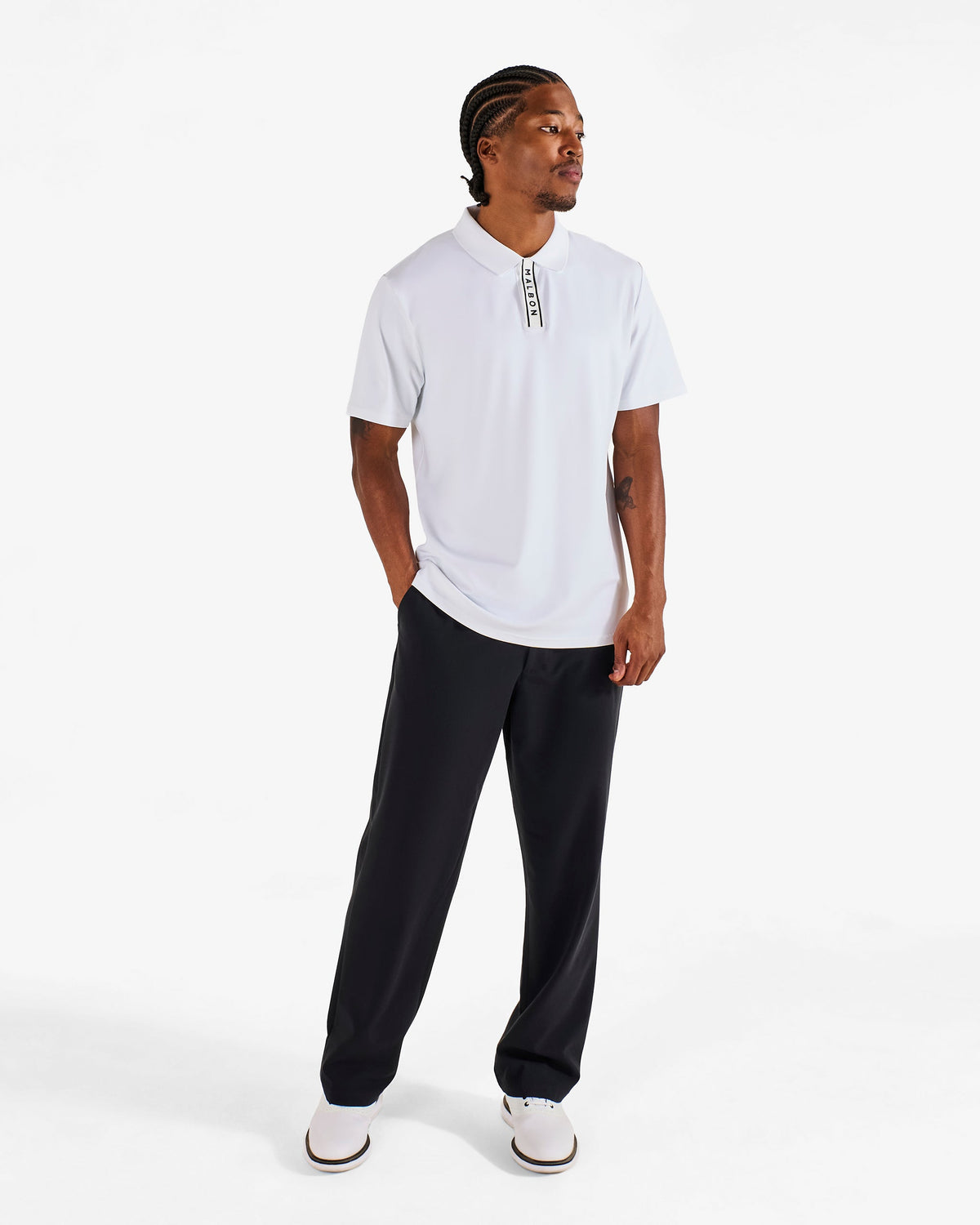 BLOCK PLACKET POLO