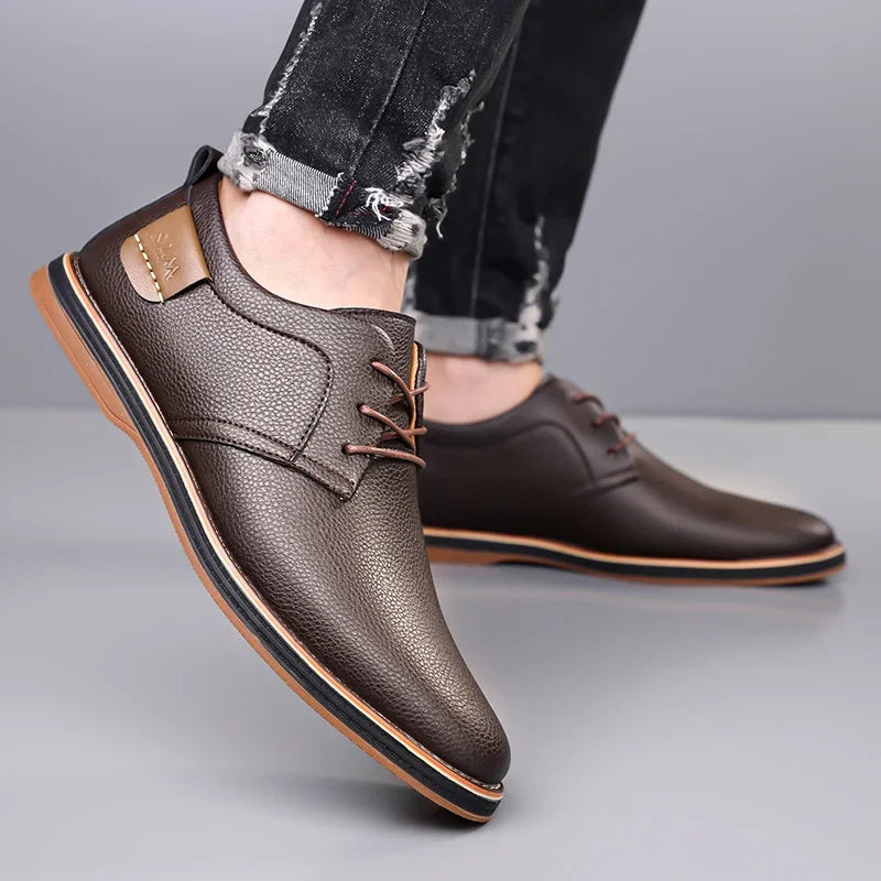 Evander Leder-Oxfords
