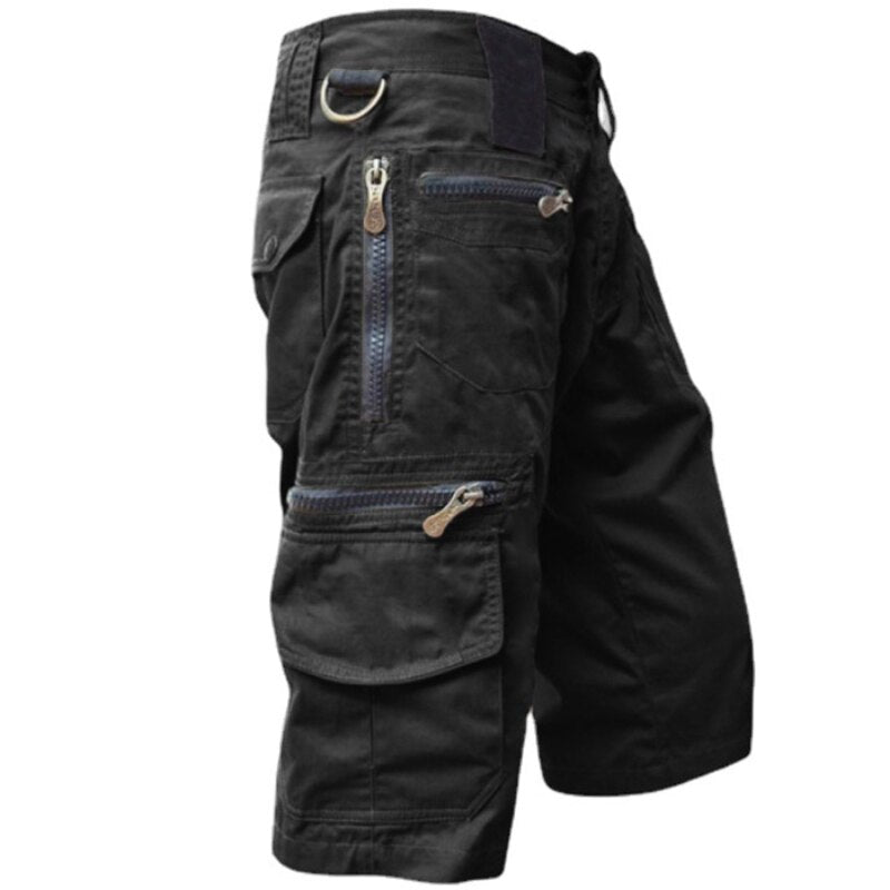 Salopette Short Cargo Homme Multi-Poches pour Activités en Plein Air - Achetez 2 Obtenez la Livraison Gratuite