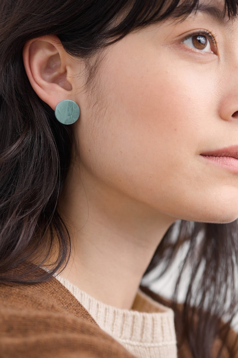 Ballowall Circle Stud Earrings