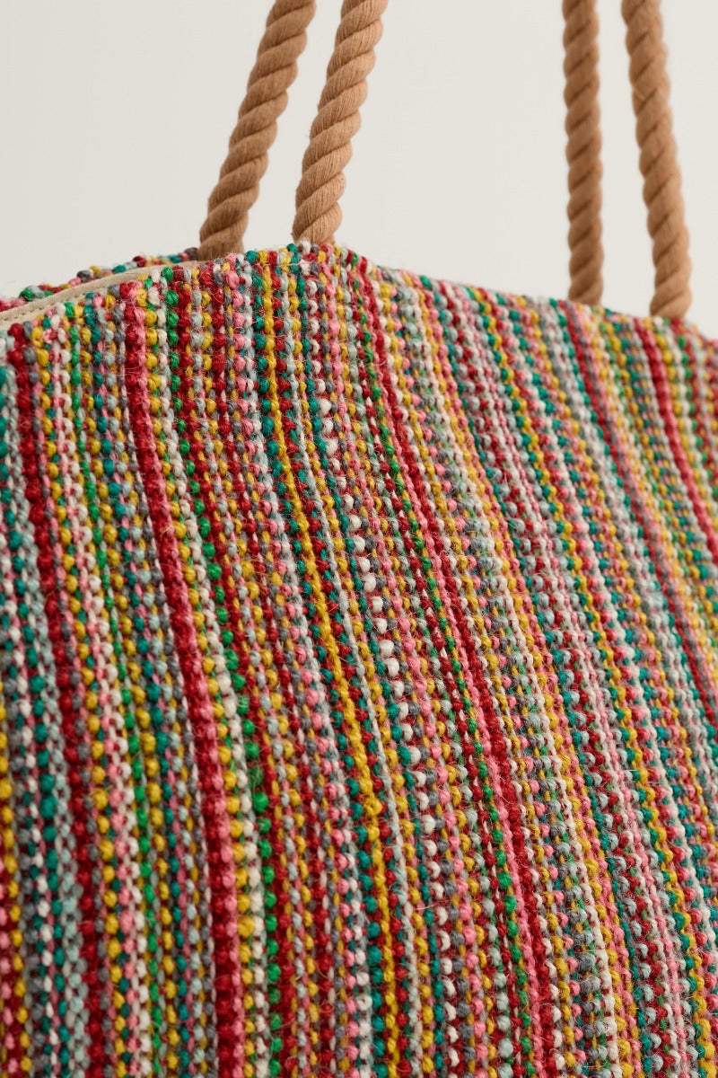 Alkanet Jute Clam-Shaped Bag