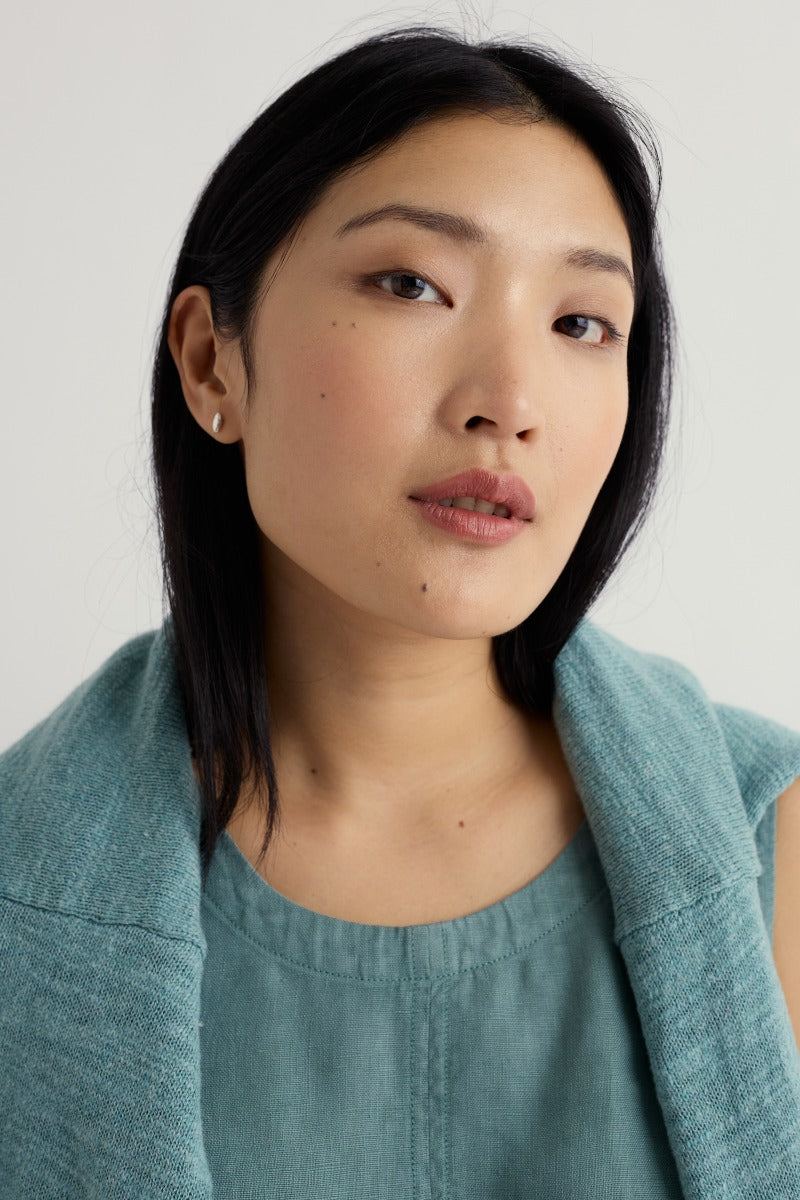 Inlet Stud Earrings