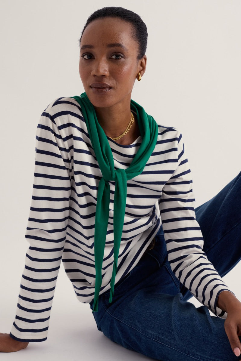 Enora Jersey Triangle Scarf