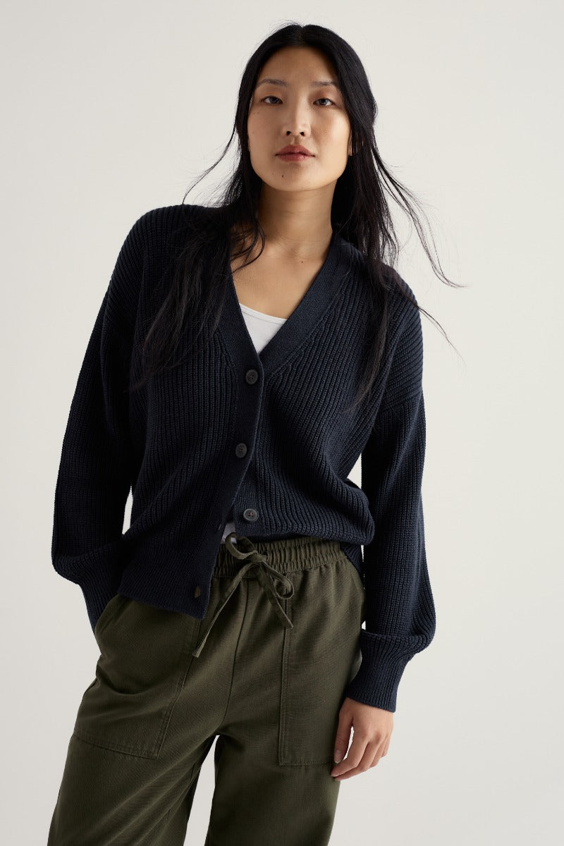 Winding Creek Organic Cotton Knit Cardigan