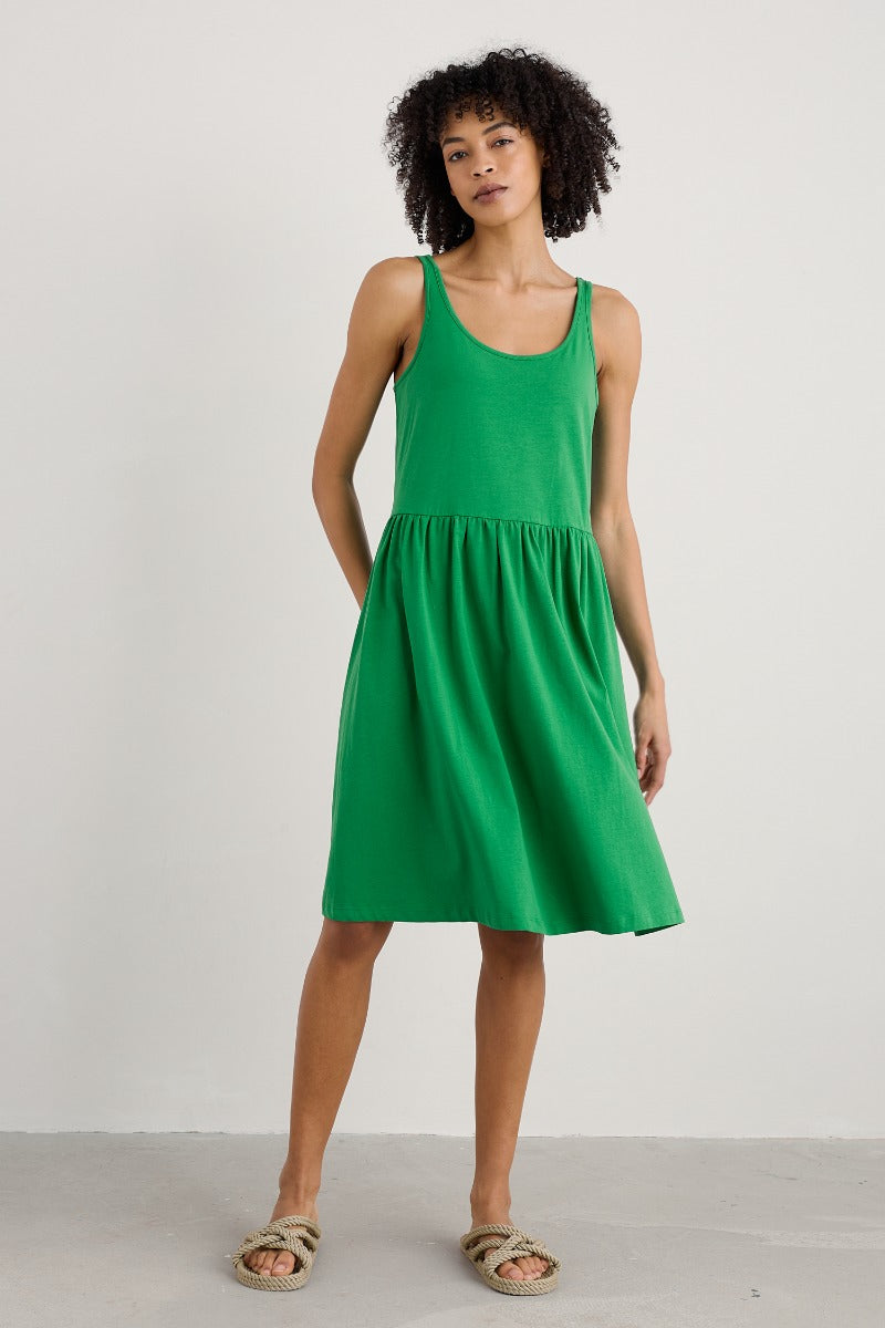 Sun Splendour Dress in GOTS-Certified Organic Cotton Jersey