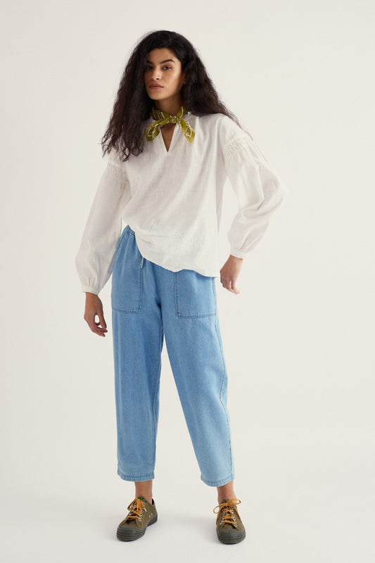 Sholl Draw String Tapered Jeans
