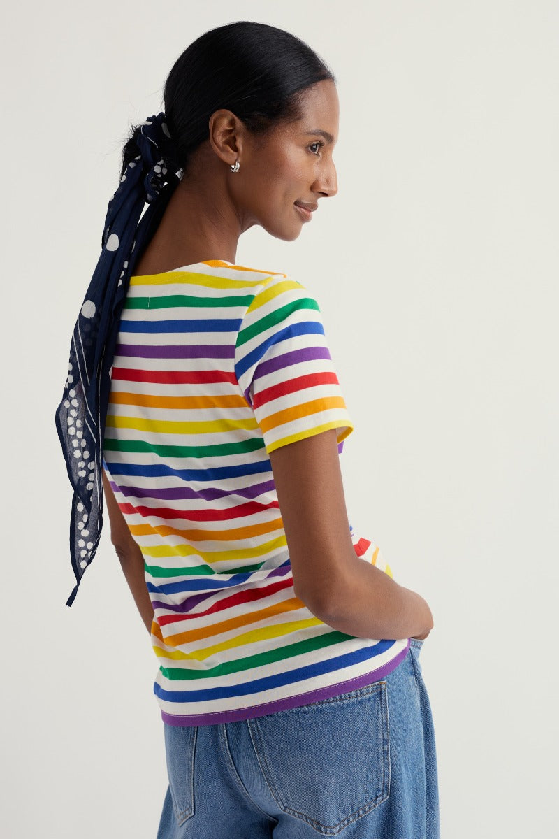 Pride Charity Fitted Sailor T-Shirt in GOTS-Certified Organic Cotton