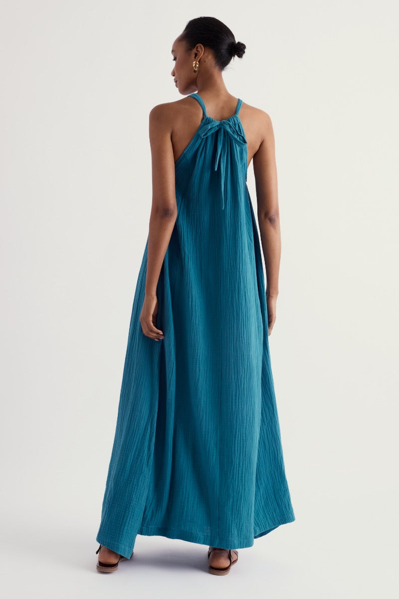 Belowda Dress in GOTS Organic Cotton Double Gauze