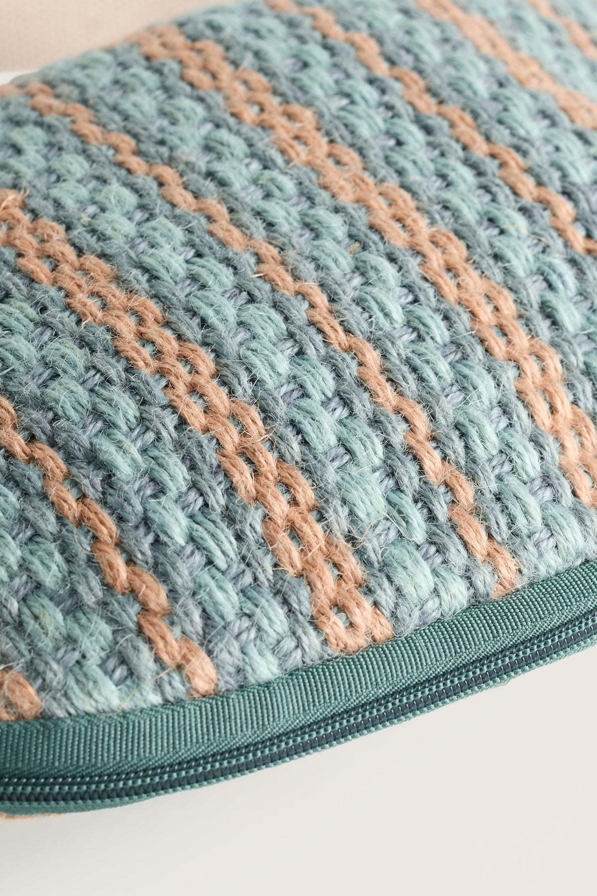 Flourish Jute Striped Crossbody Bag