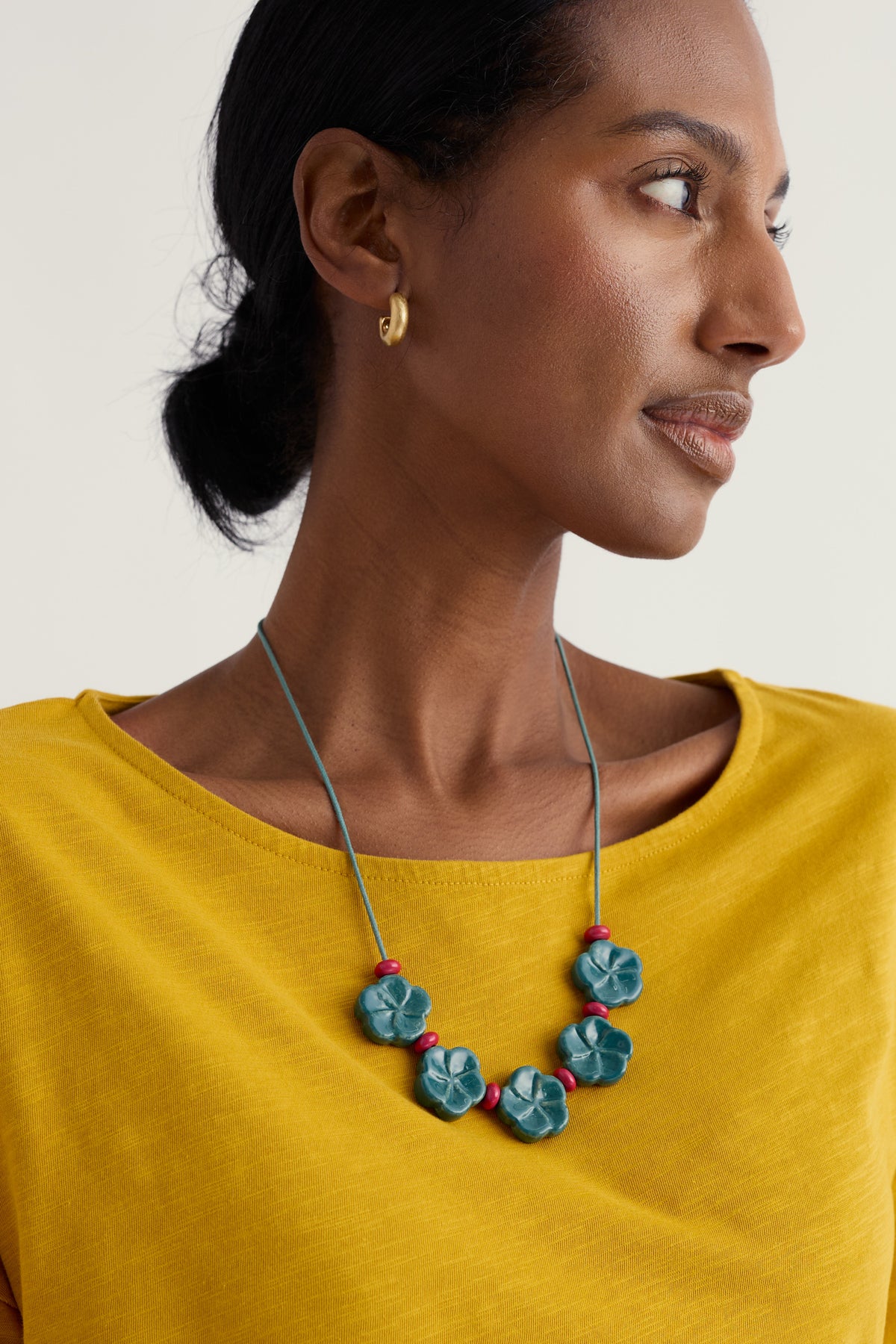 Rosid Ceramic Beaded Necklace