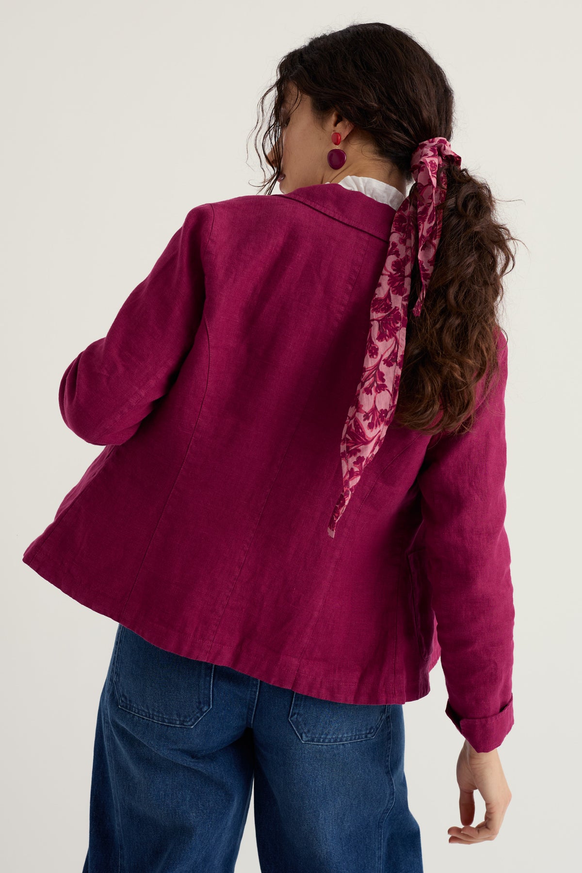 Posy Triangle Scarf