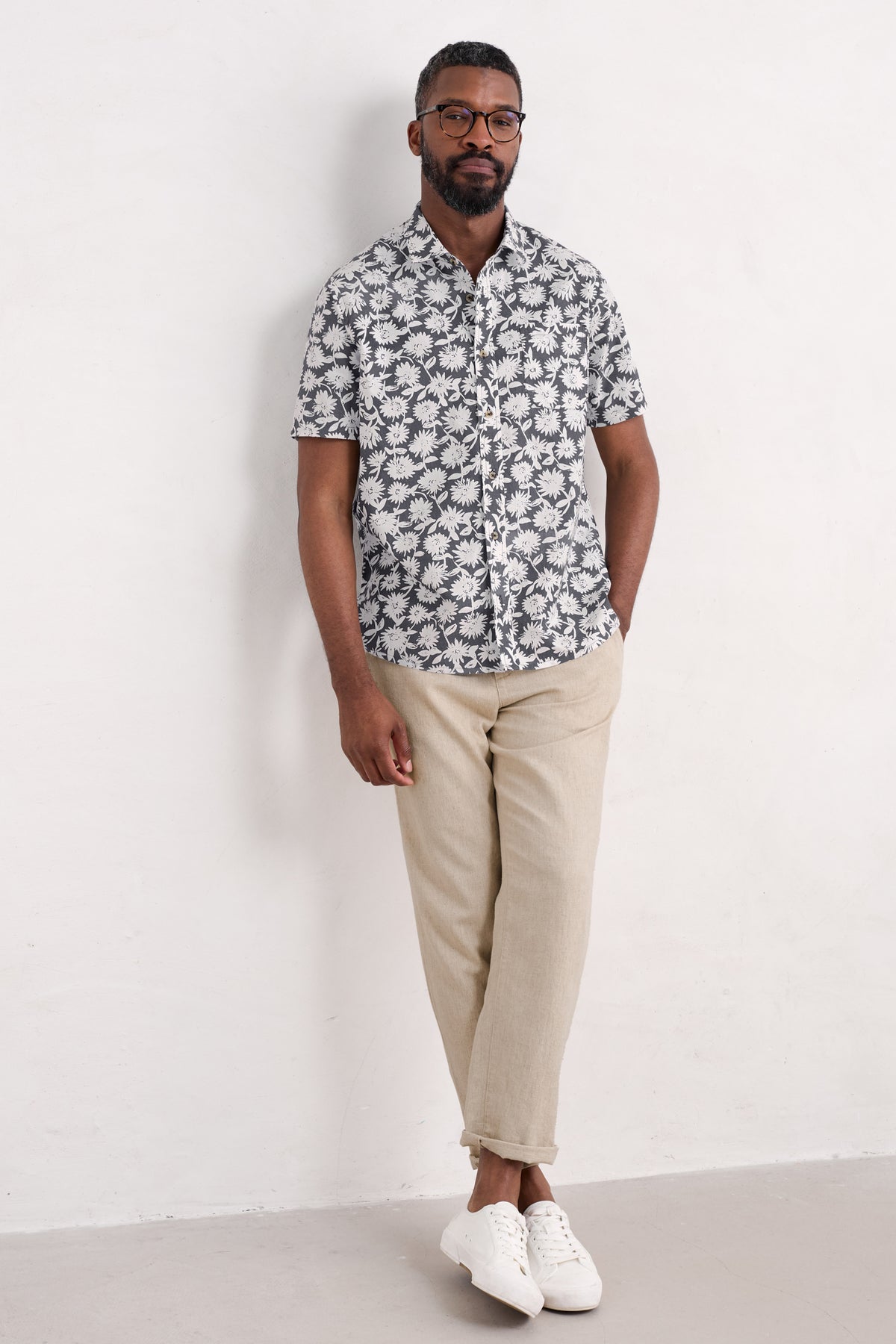 Men's Barque Short-Sleeve Shirt in Organic Cotton