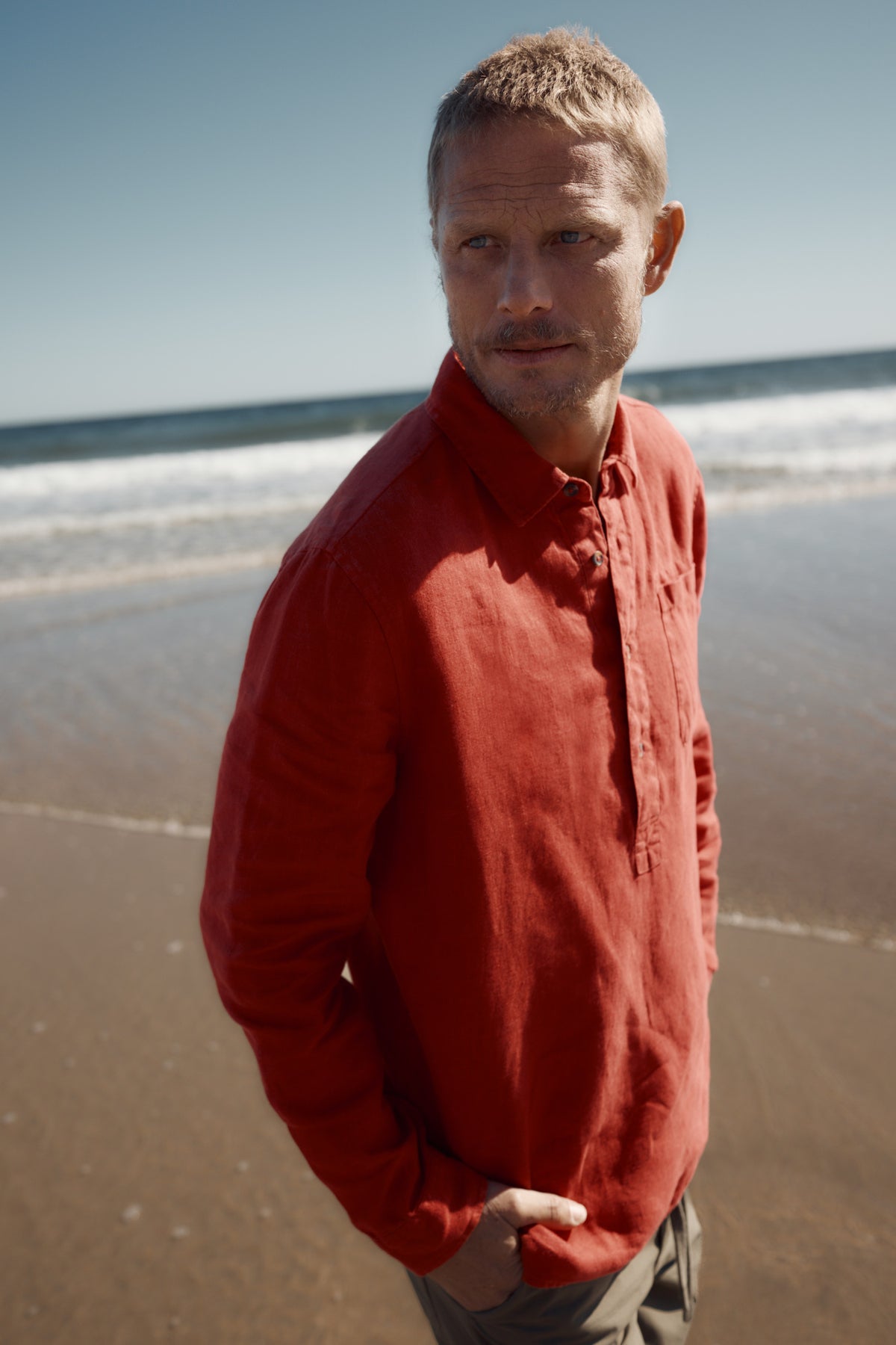 Men's Artist's Linen Shirt