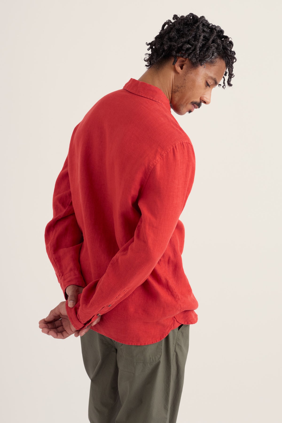 Men's Artist's Linen Shirt