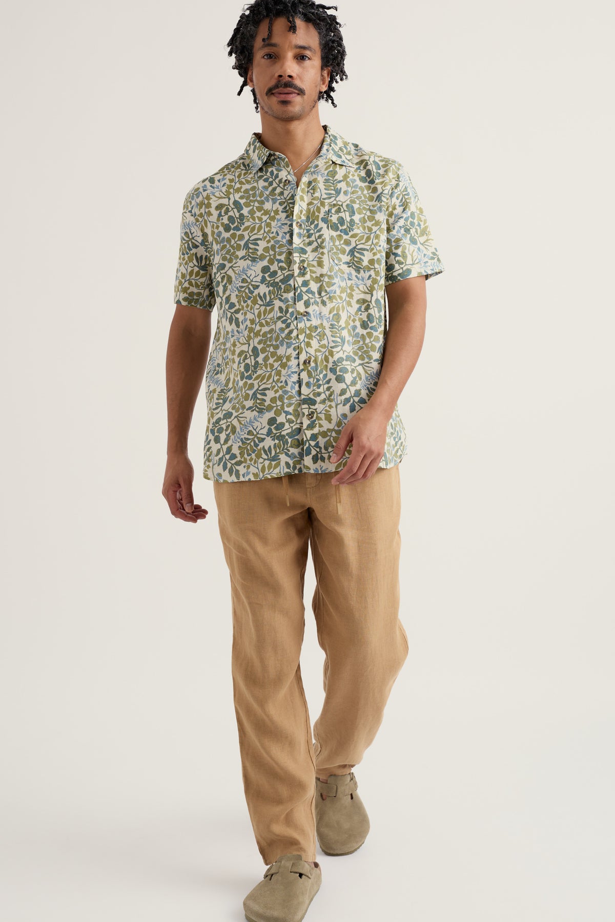 Men's Blue Heron Short Sleeve Shirt