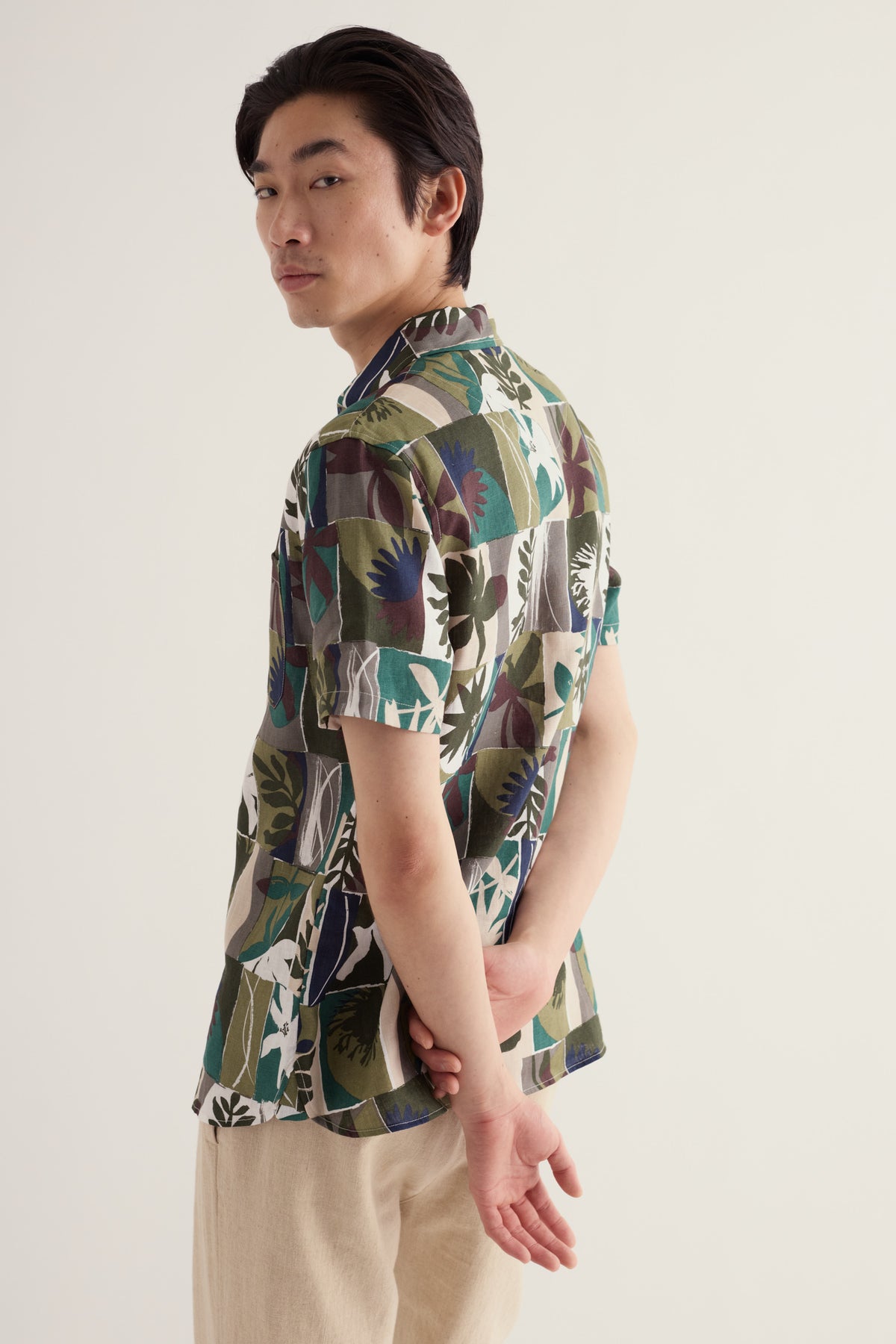 Men's Blue Heron Short Sleeve Shirt