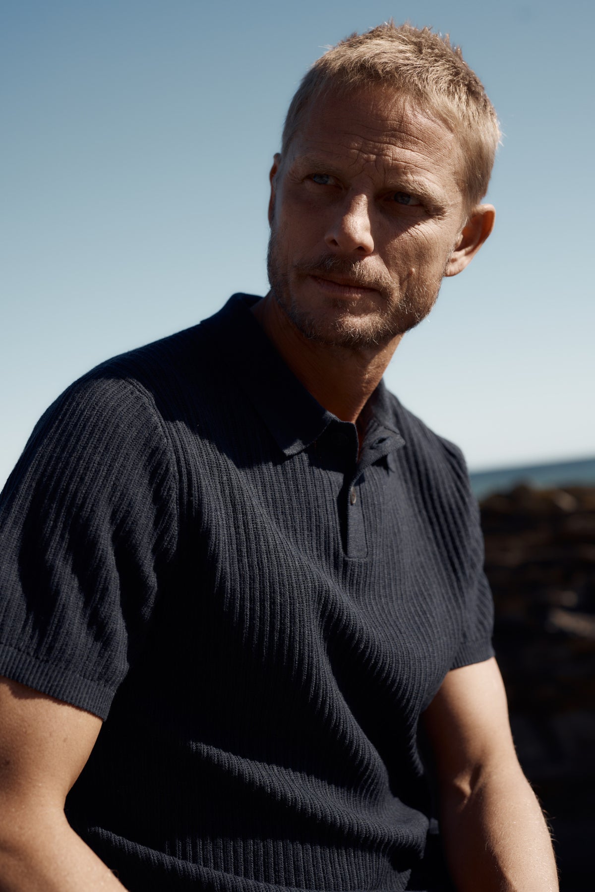 Men's Koeswik Knitted Organic Cotton Polo