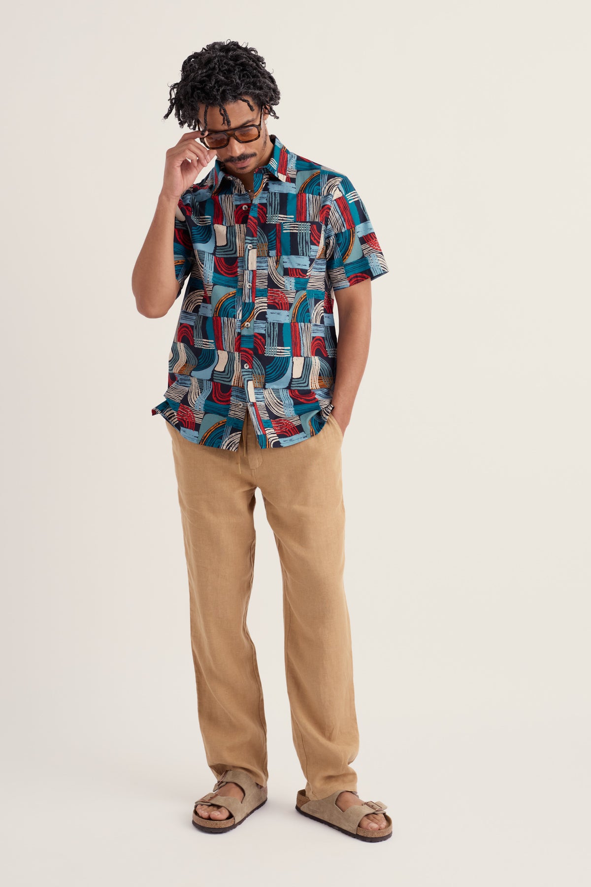 Men's Godrev Poplin Short Sleeve Shirt