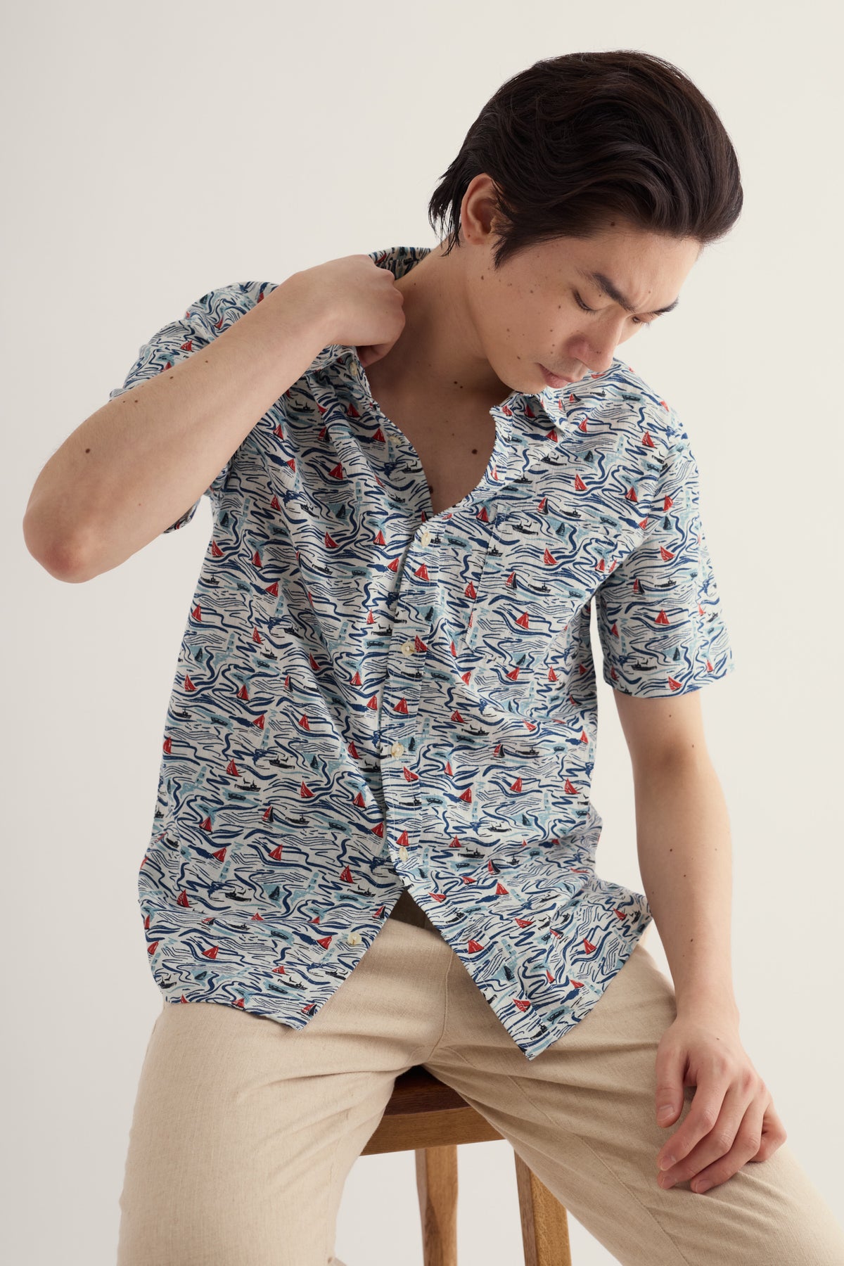 Men's Palores Short Sleeve Organic Cotton Shirt