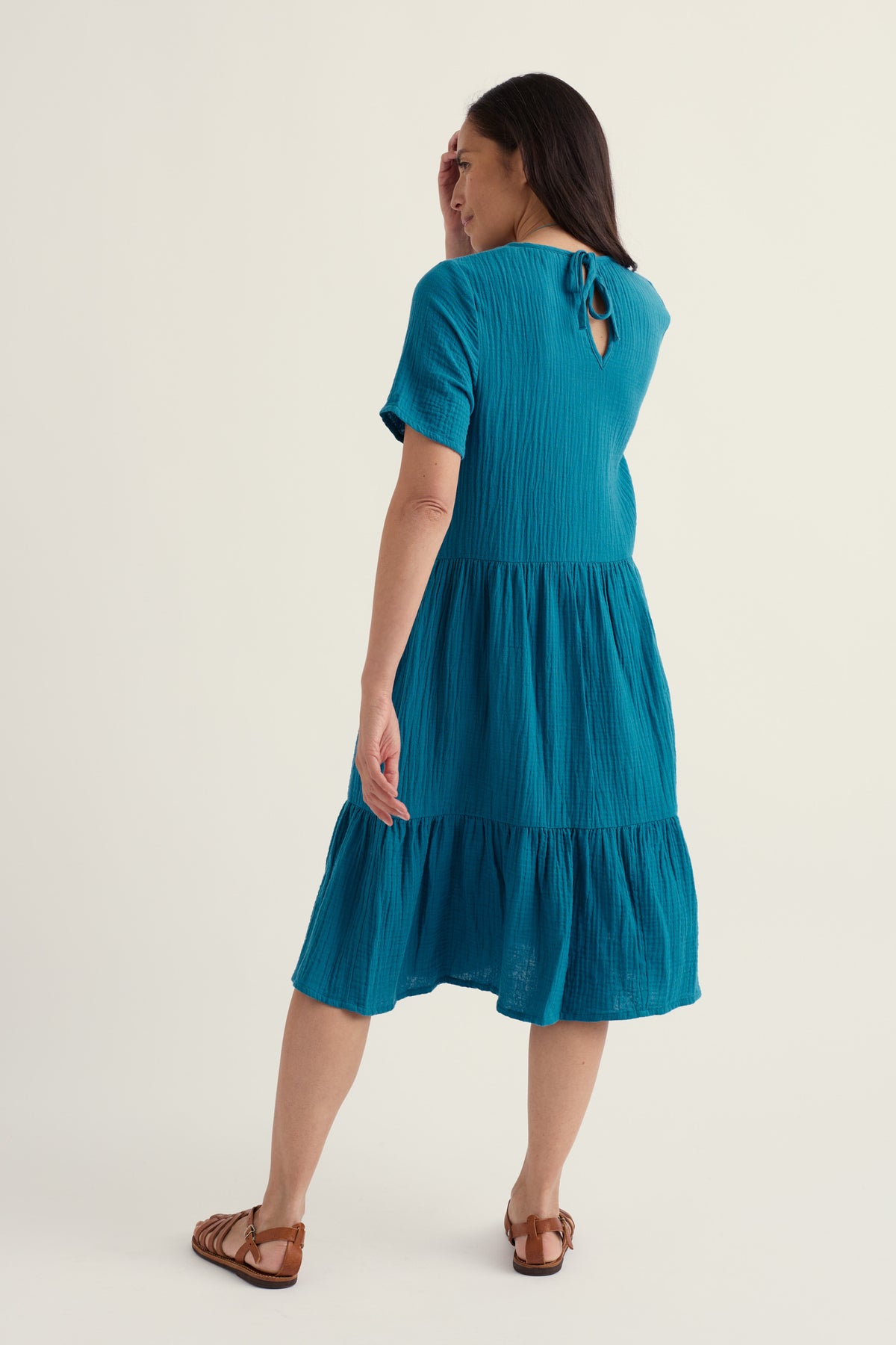 Pebble Comb Double Cloth Dress
