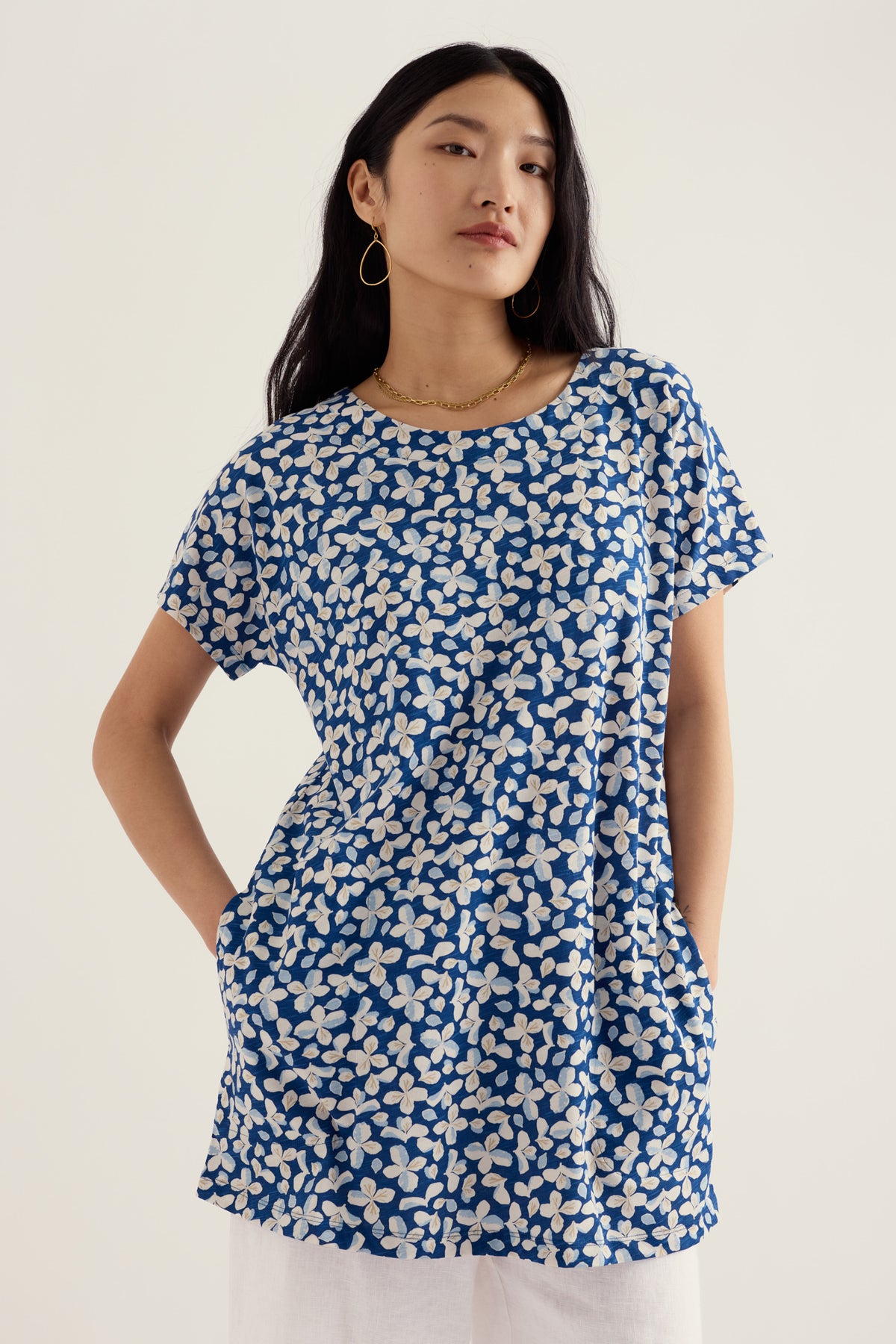Ocean Gaze Jersey Tunic