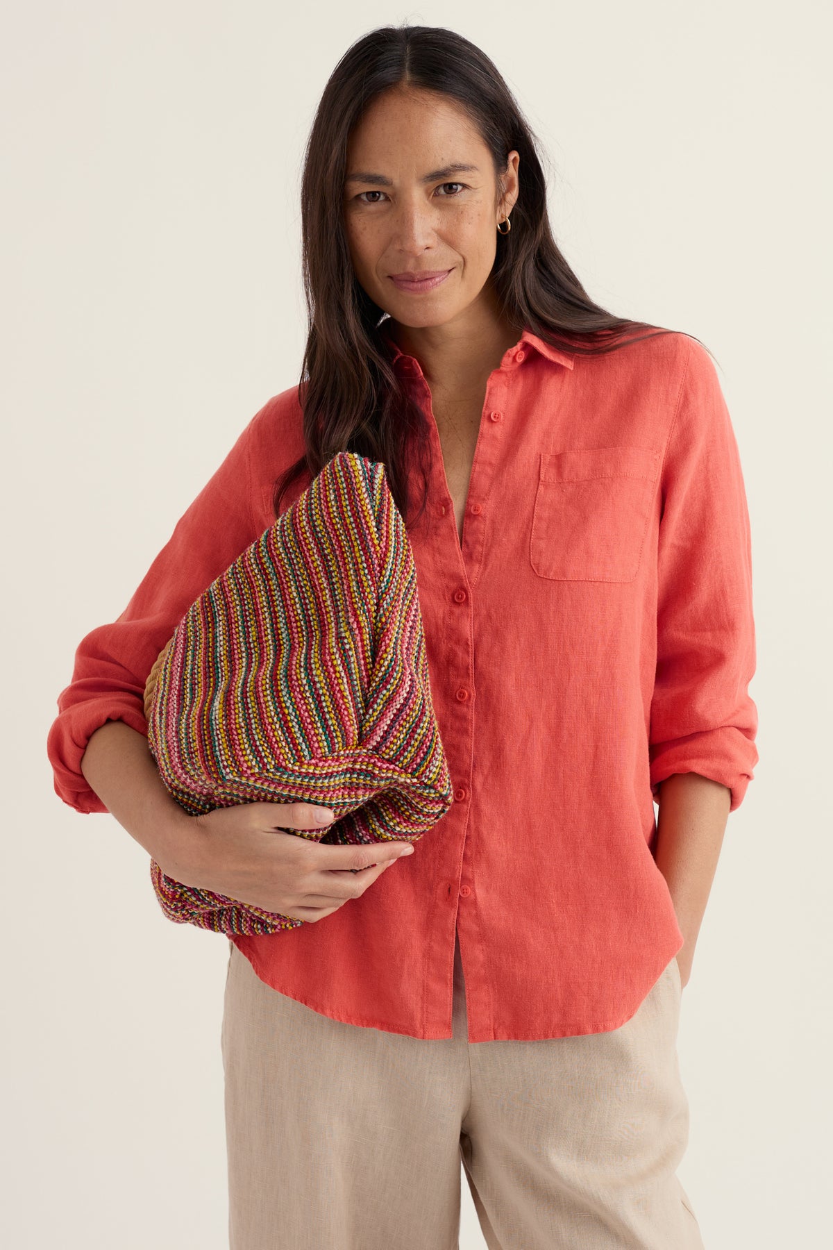 Hazel Branch Linen Shirt