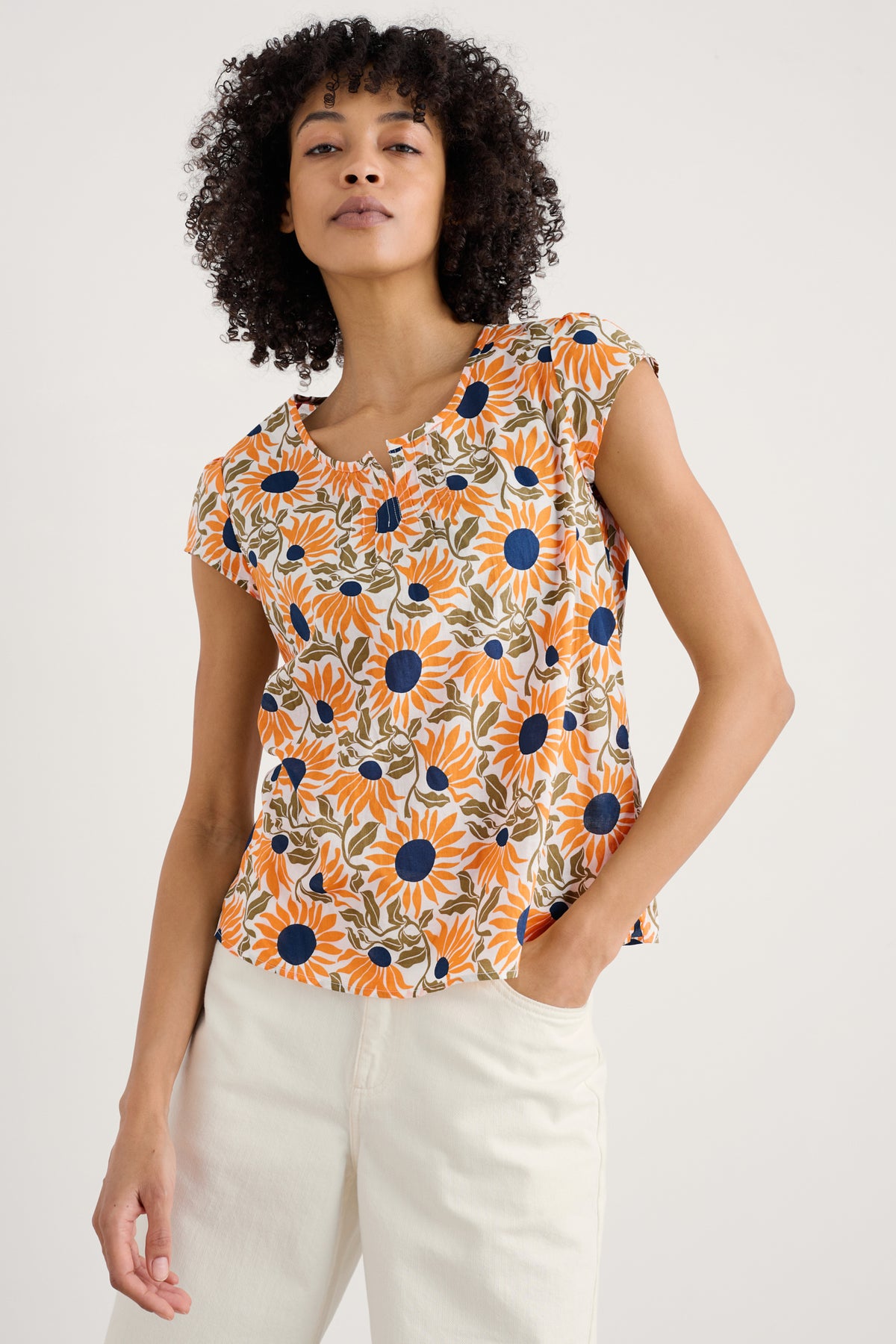 Garden Gate Cotton Top