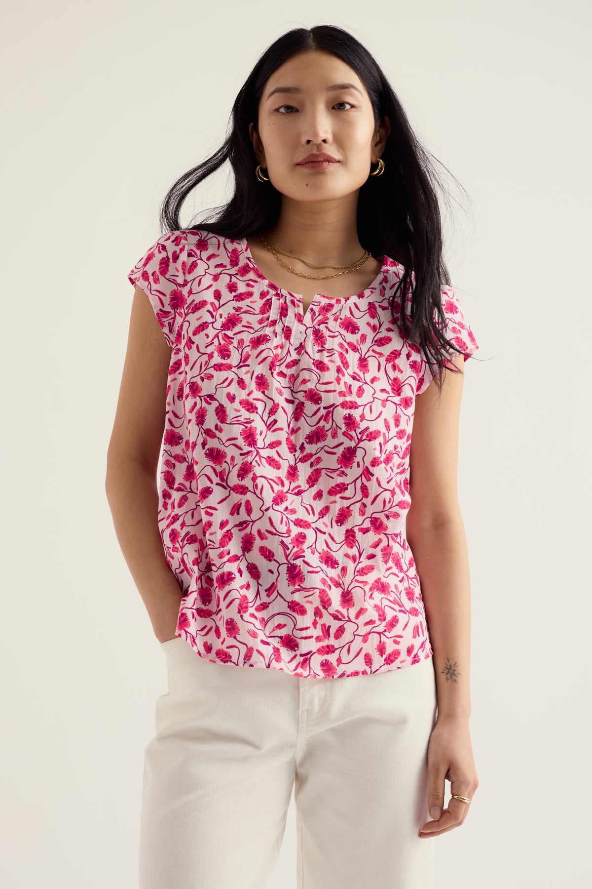 Garden Gate Cotton Top
