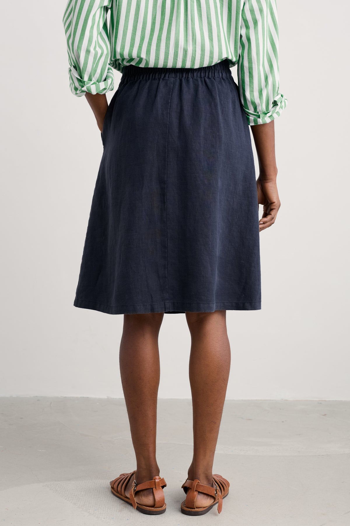 Pepper Moth Linen Skirt
