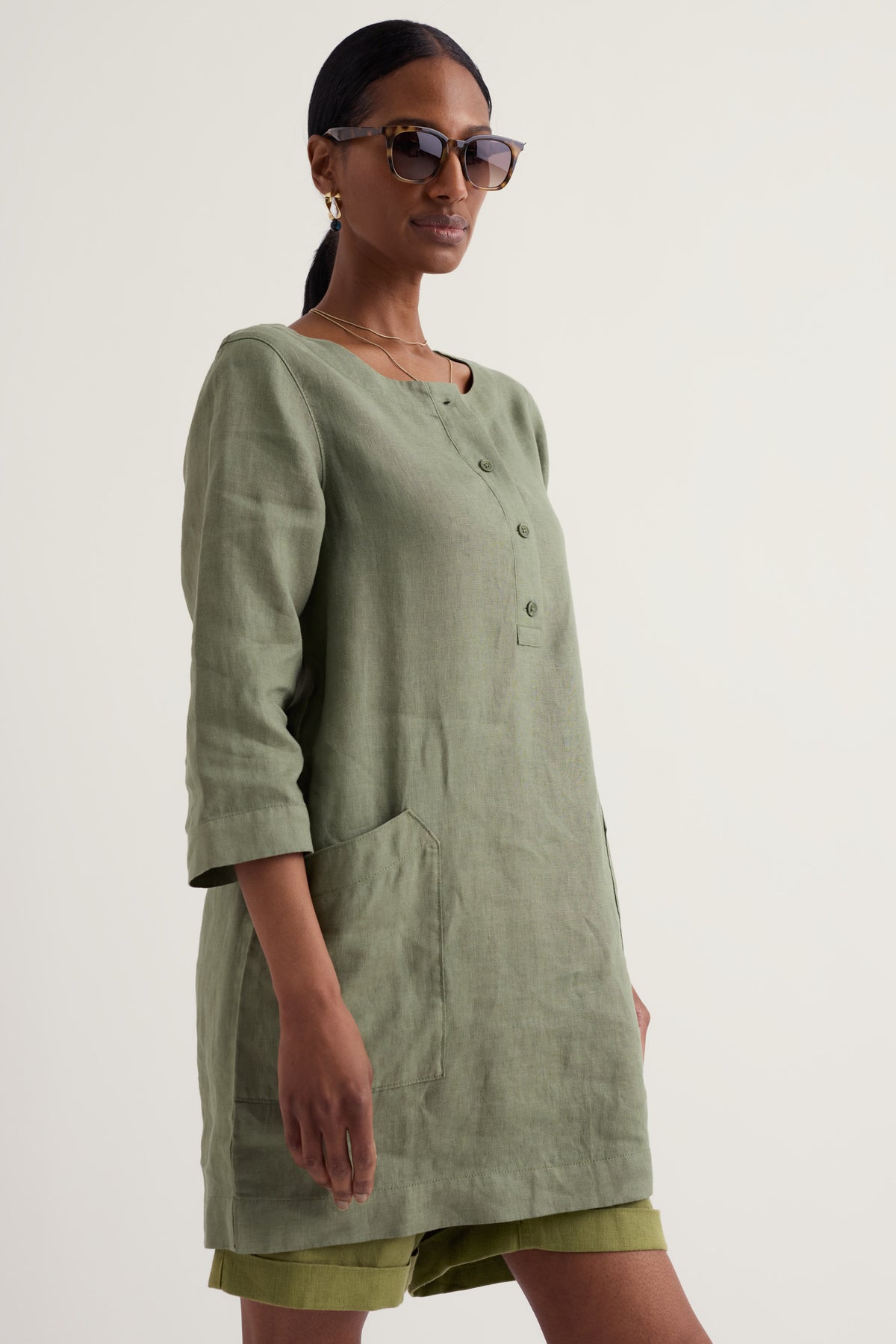 Harbour Wall Linen Tunic