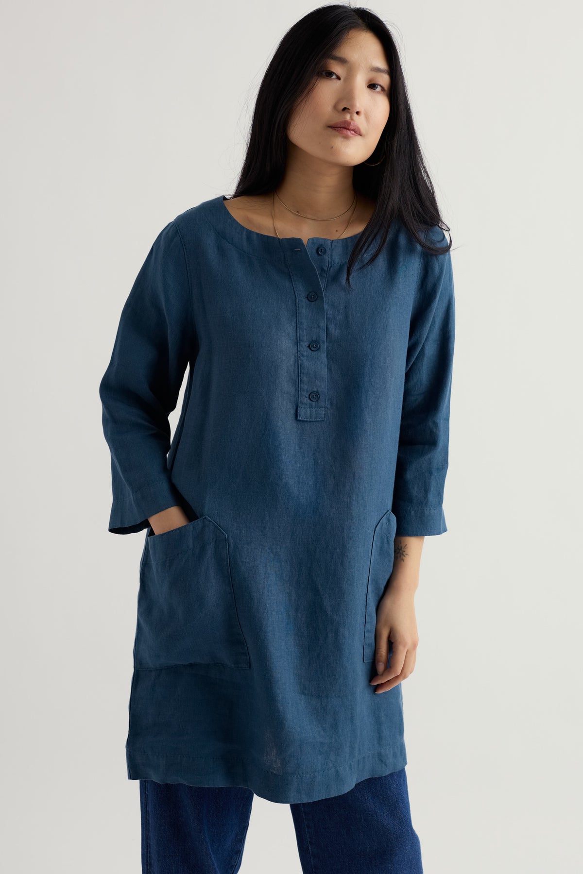 Harbour Wall Linen Tunic