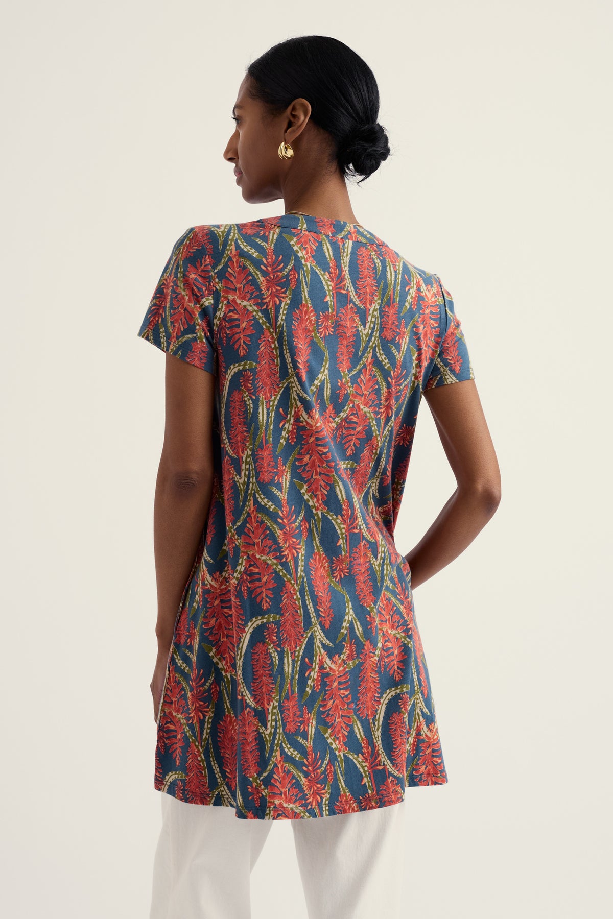 Wreathe Short Sleeve Jersey Tunic