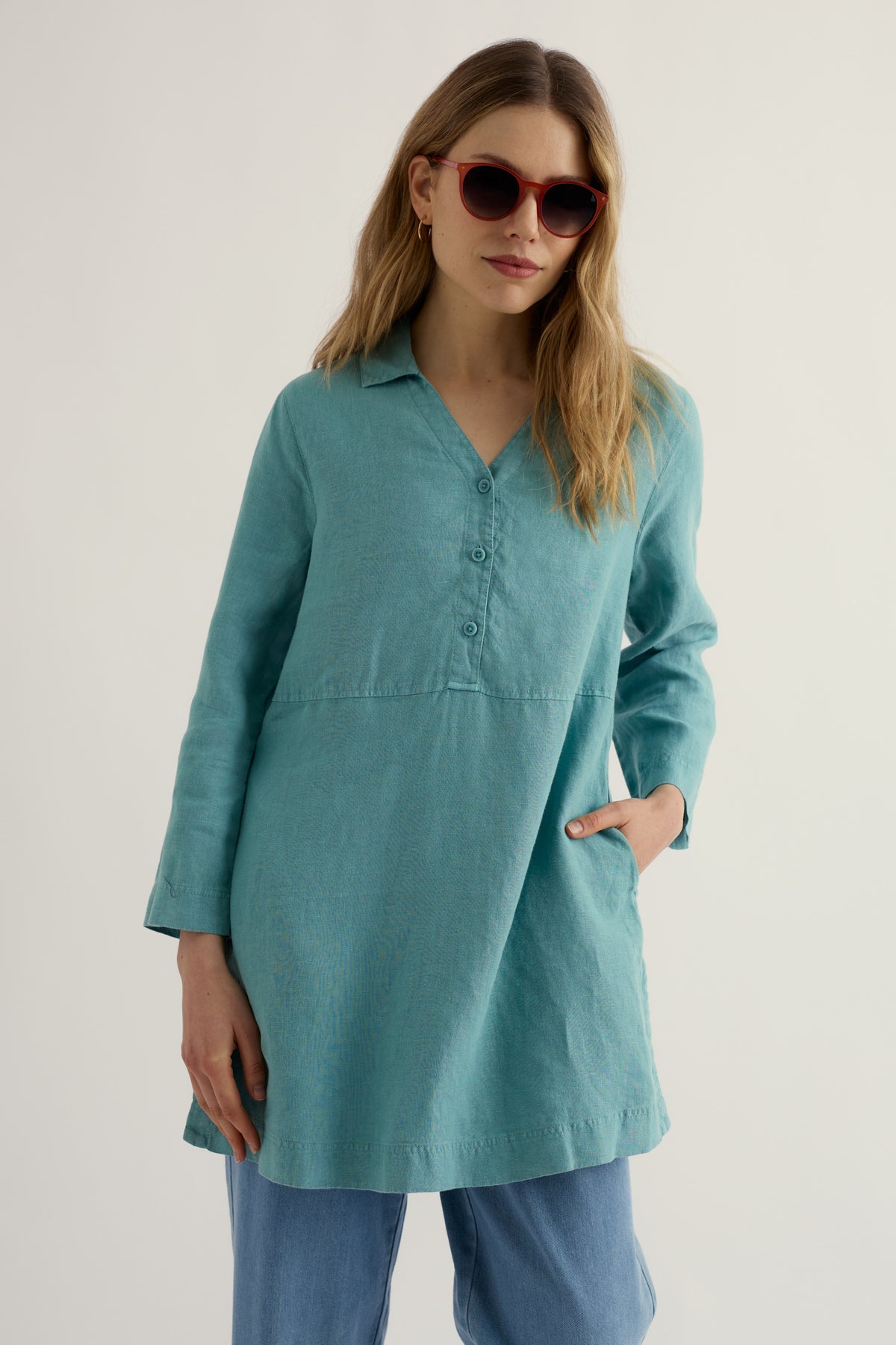 Early Sun Linen Tunic
