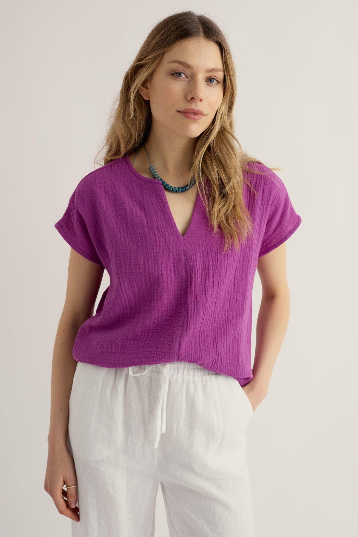 Landscape Top in GOTS-Certified Organic Cotton