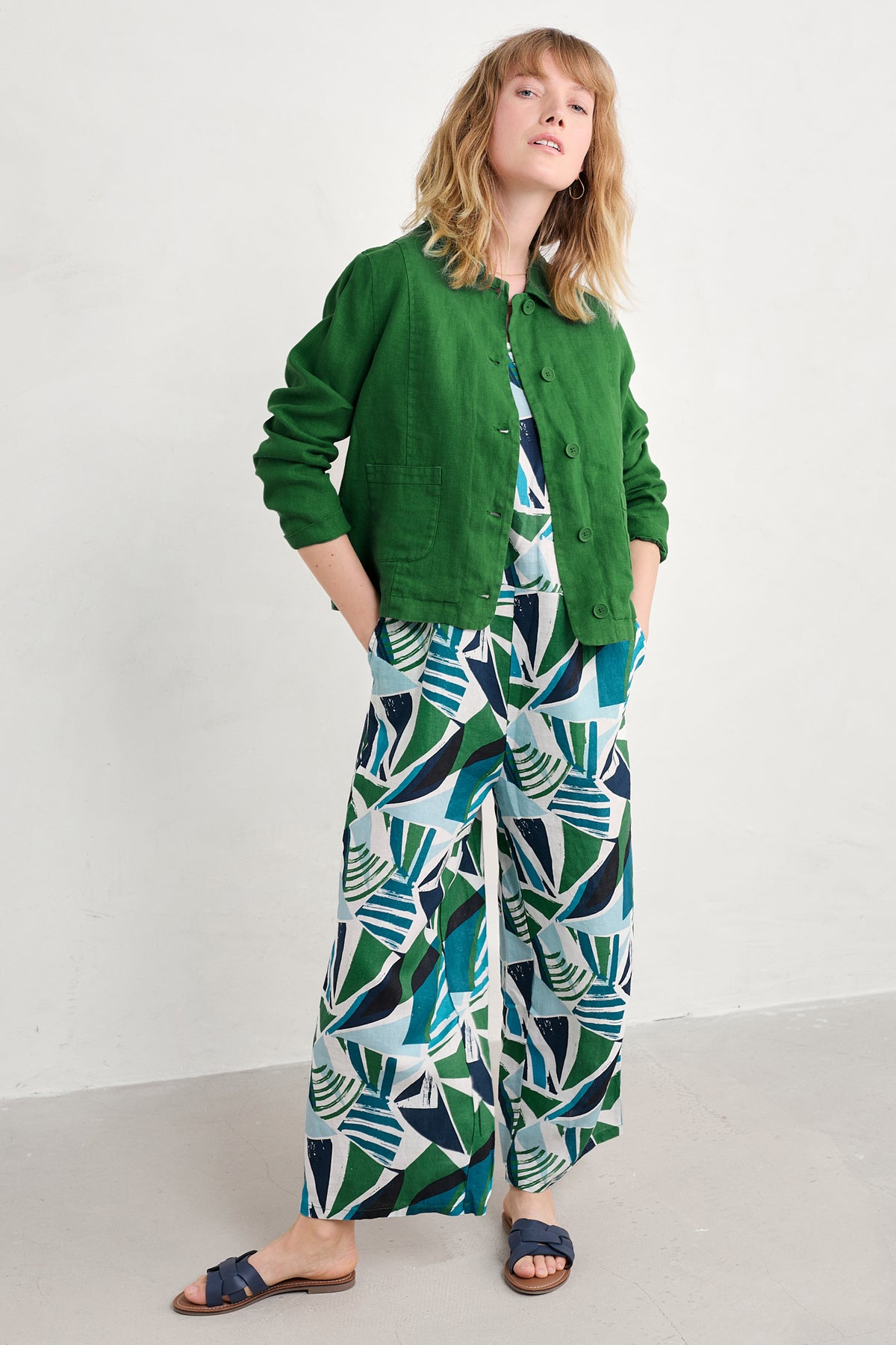 Salt Air Wide Leg Jumpsuit